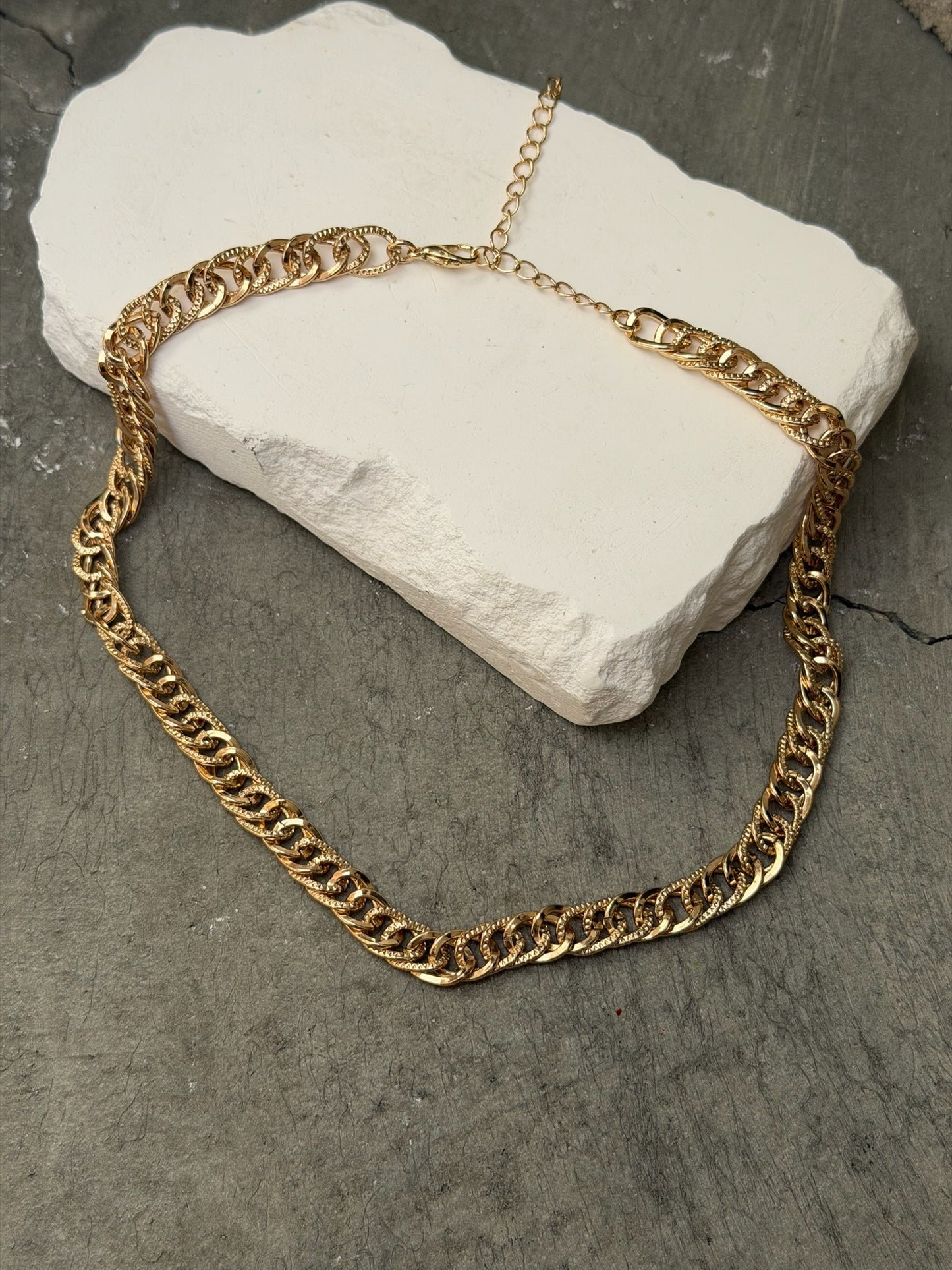 Quiet Flex Mini Link Necklace 14" w/ Extender