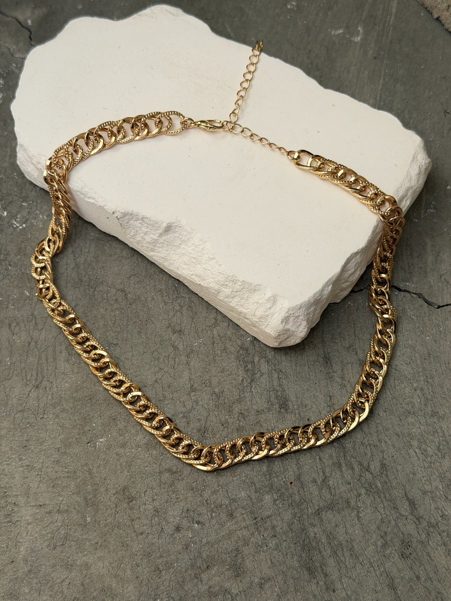 Quiet Flex Mini Link Necklace 14" w/ Extender