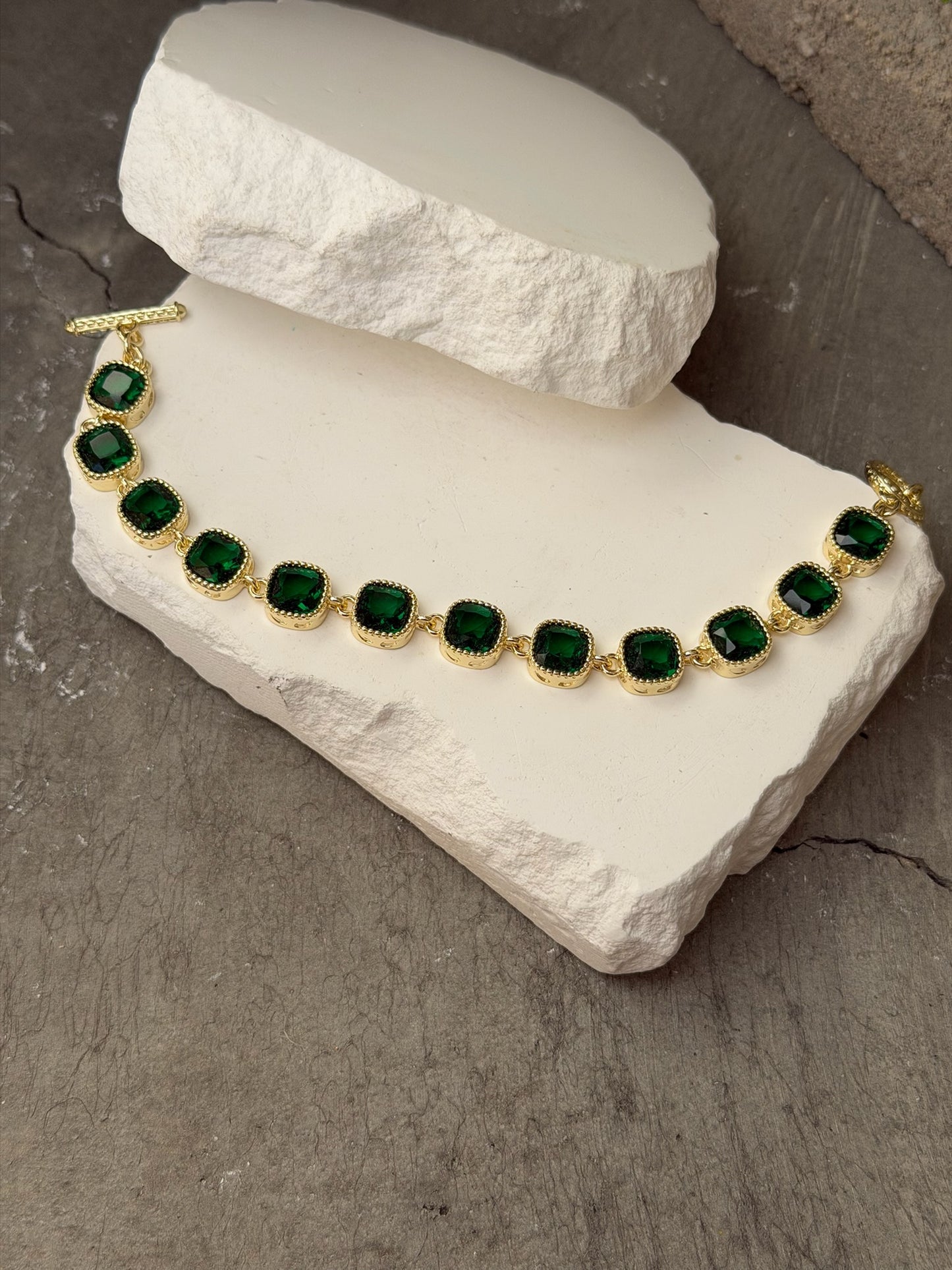 Backstage Pass Gem Bracelet 7"