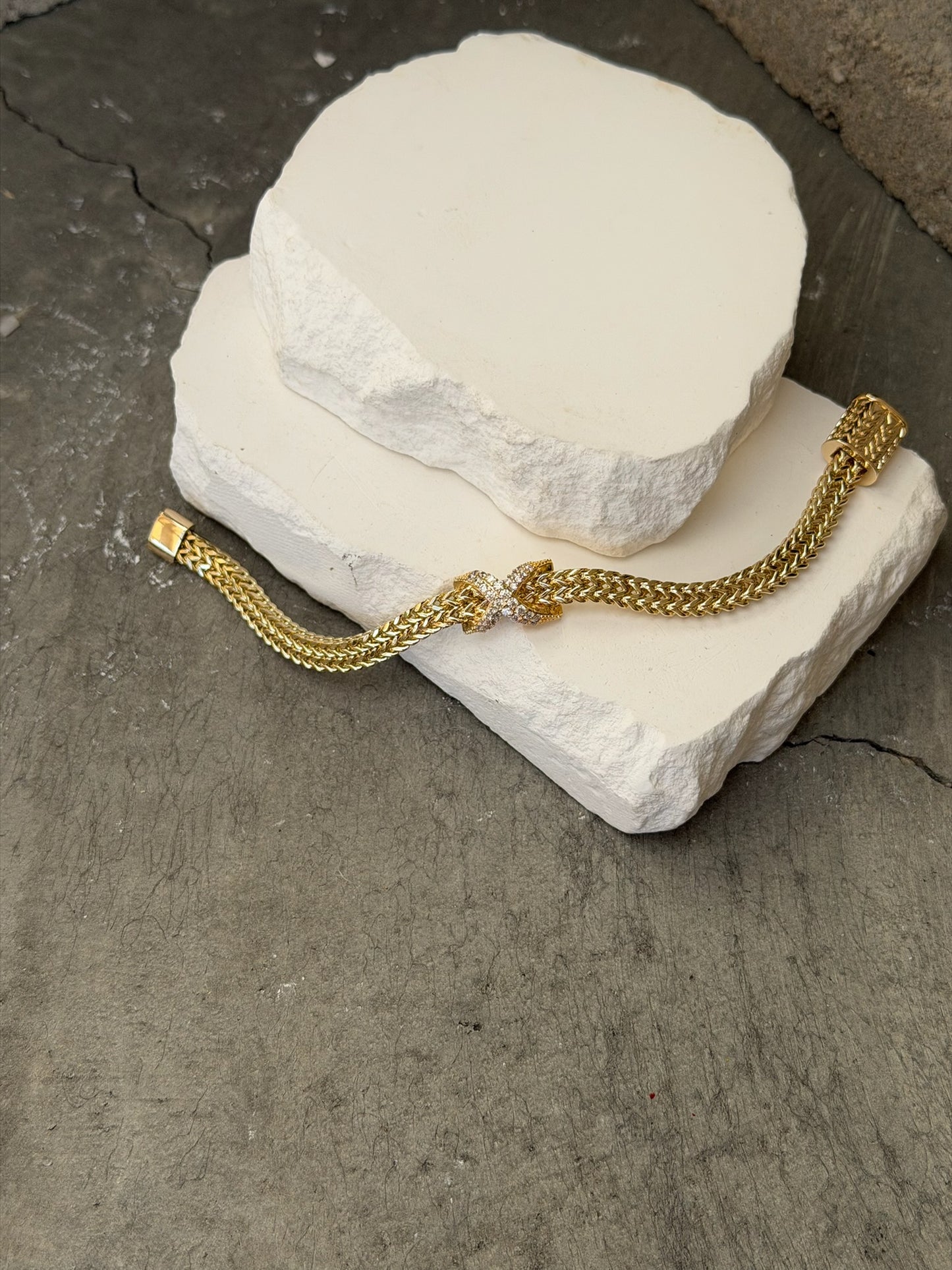 X Marks The Spot Bracelet 6"