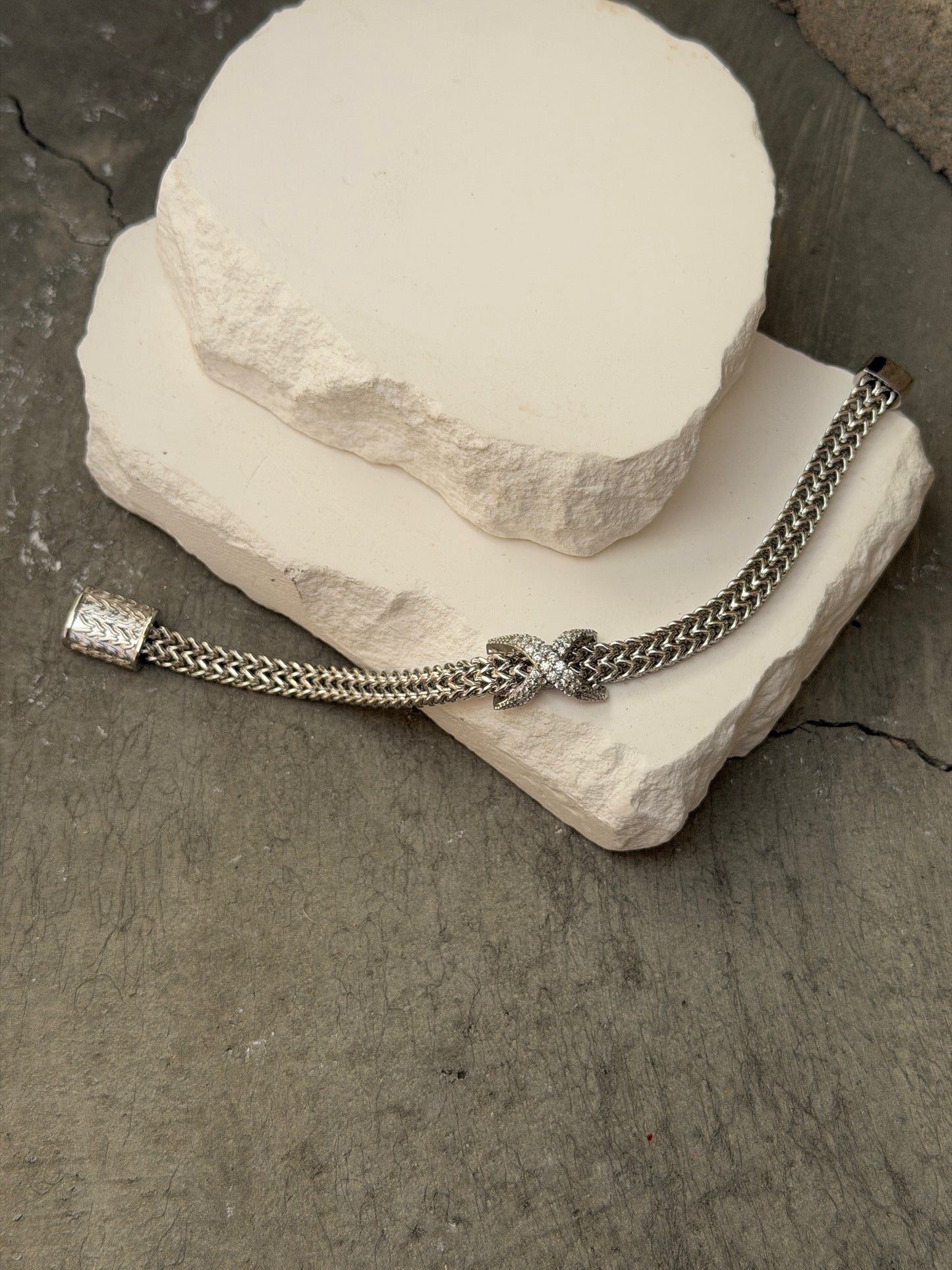 X Marks The Spot Bracelet 6"