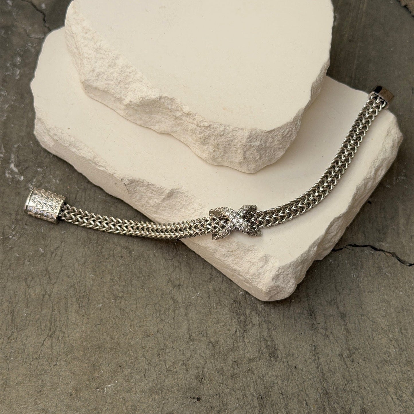 X Marks The Spot Bracelet 6"