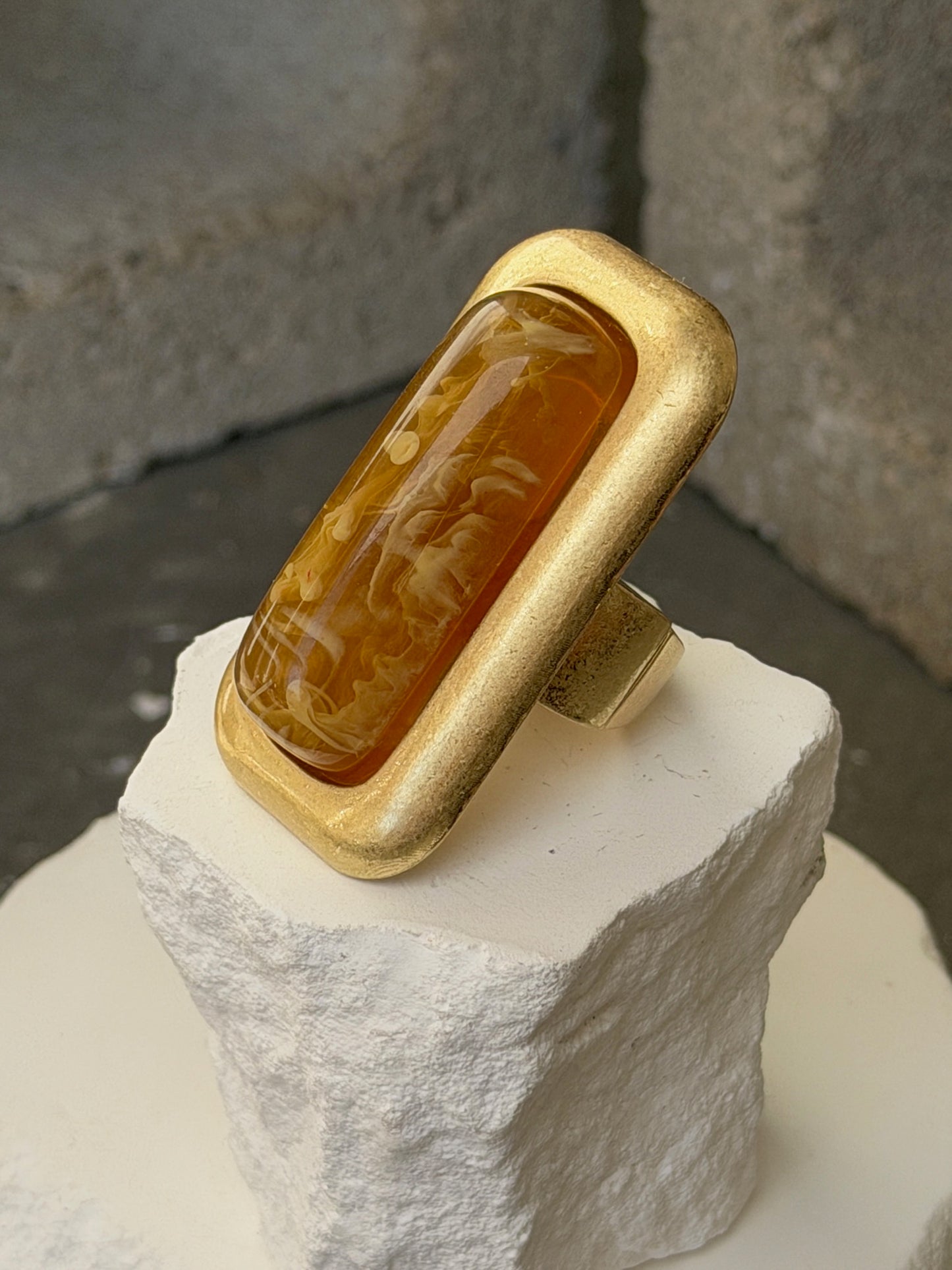 Couture Frame Rectangle Ring Expandable up to 10