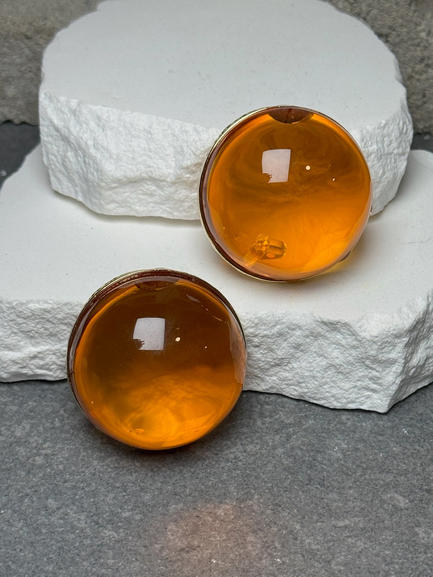 Main Squeeze Clear Stud Earrings
