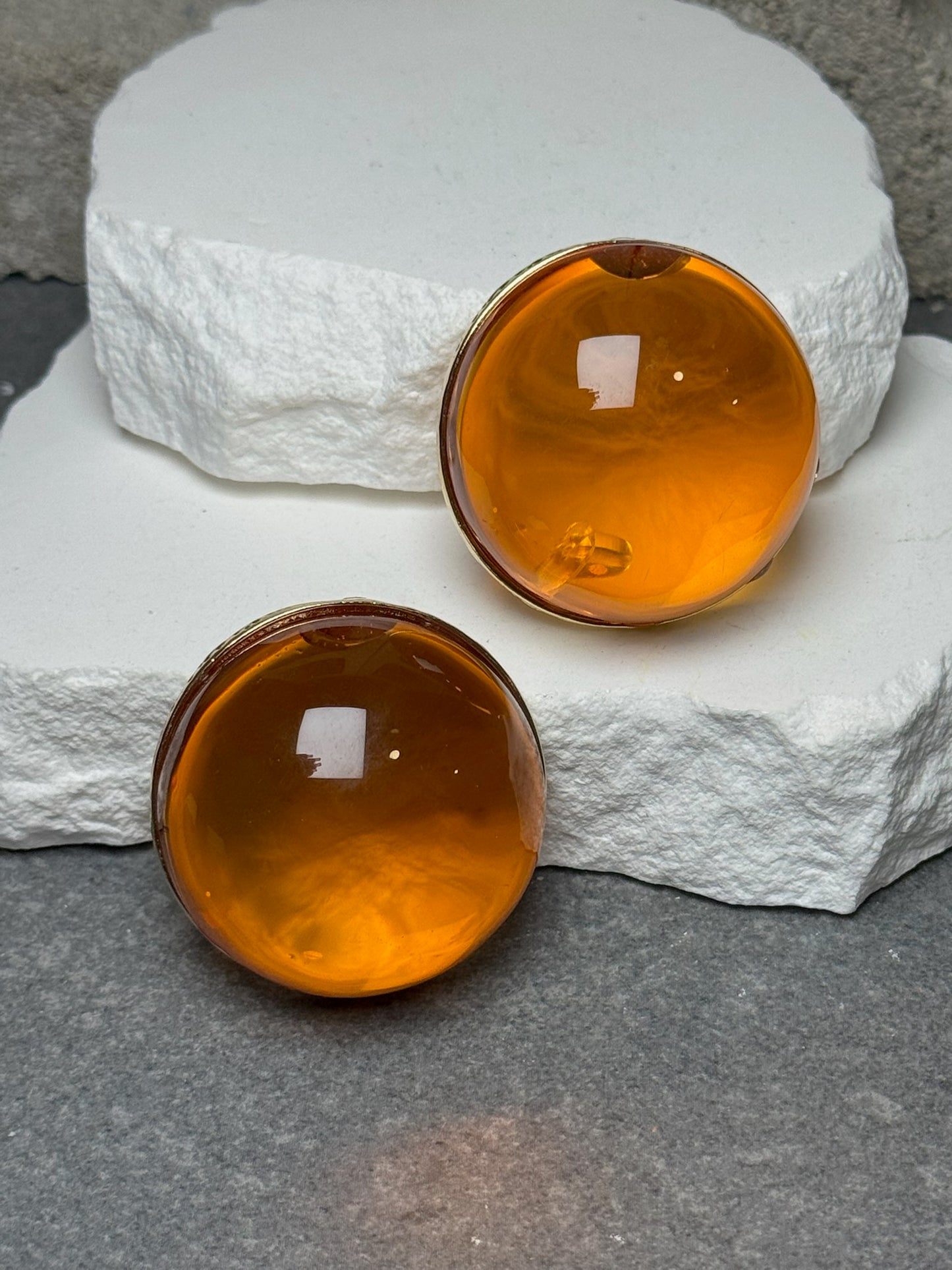 Main Squeeze Clear Stud Earrings