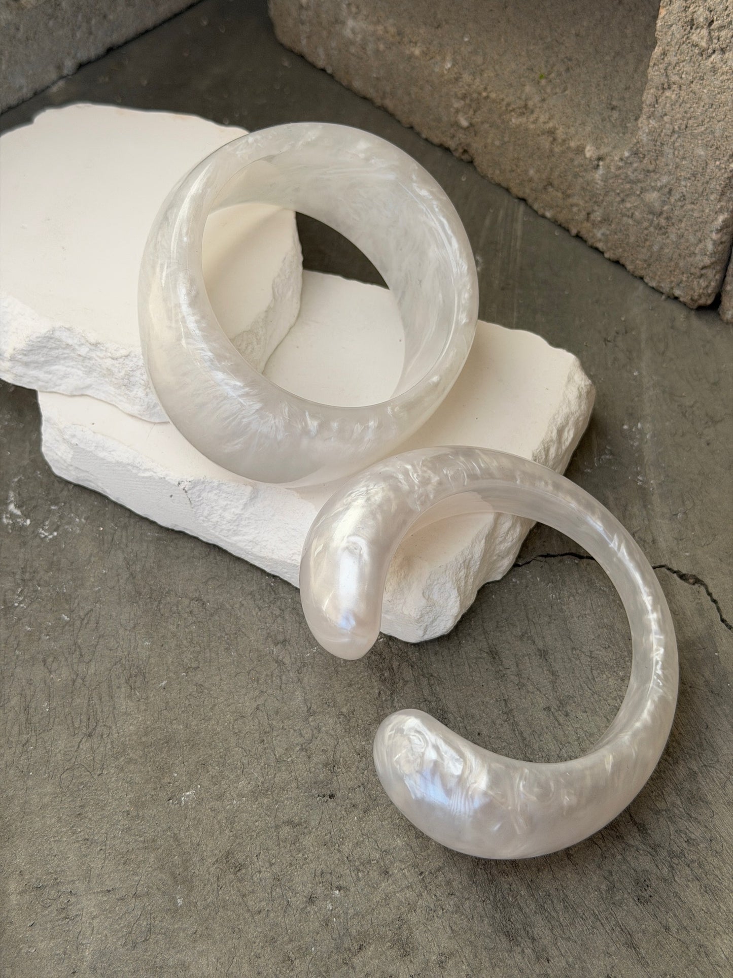 Soft Focus 2 Piece Bangle Set 6.5