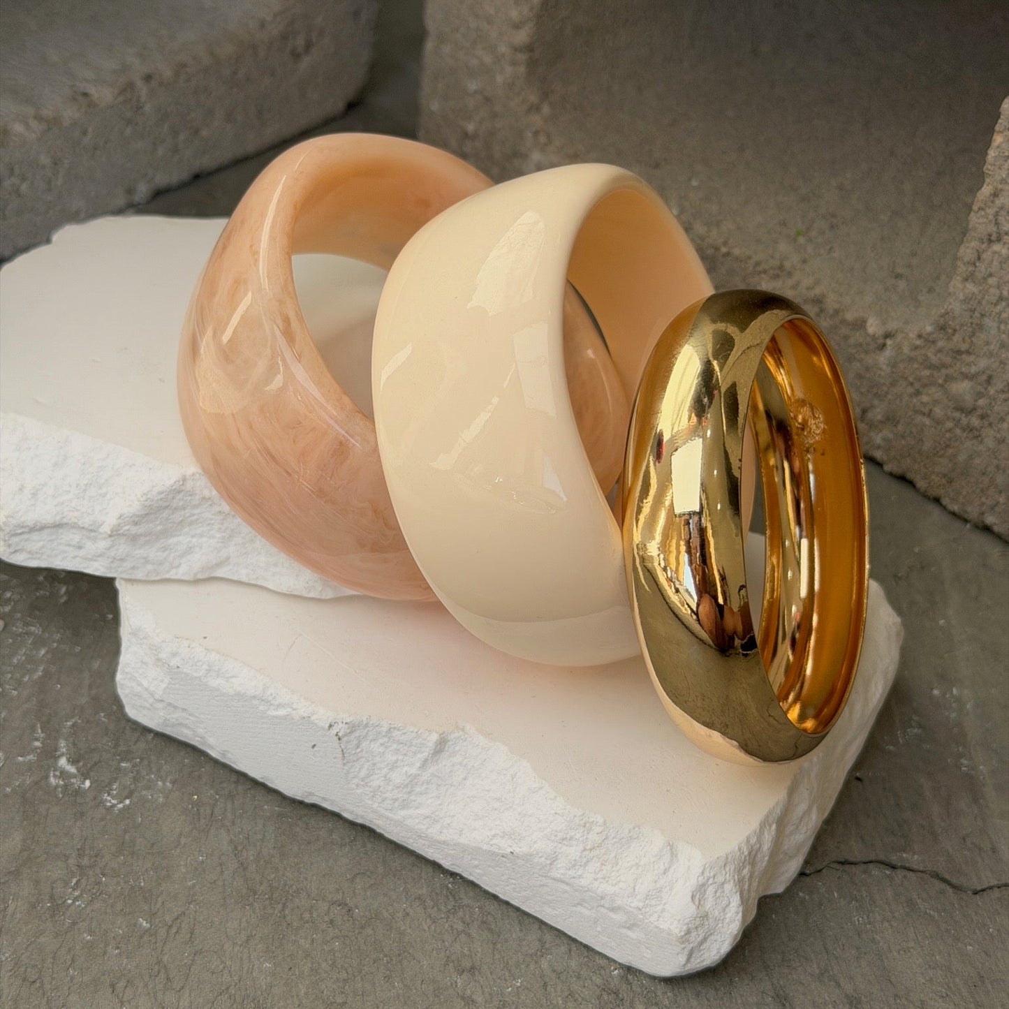 Stack Me 3 Piece Bangle Set 7.5