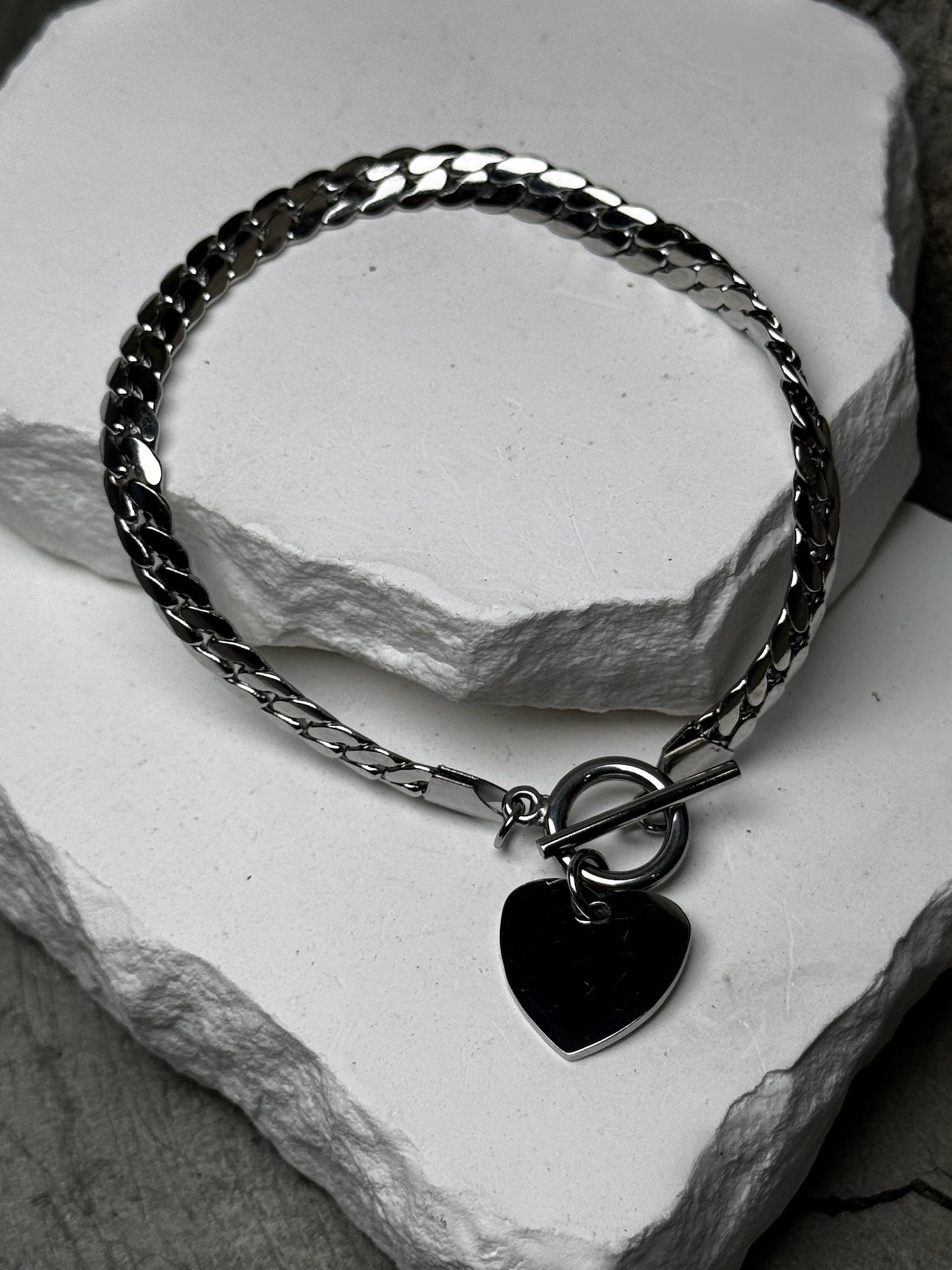 Love Locked Link Bracelet 7.5"