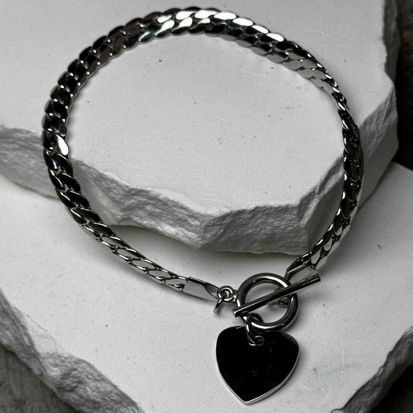 Love Locked Link Bracelet 7.5"