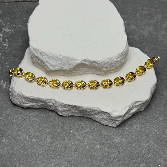 Champagne Wishes Bracelet 7.5"