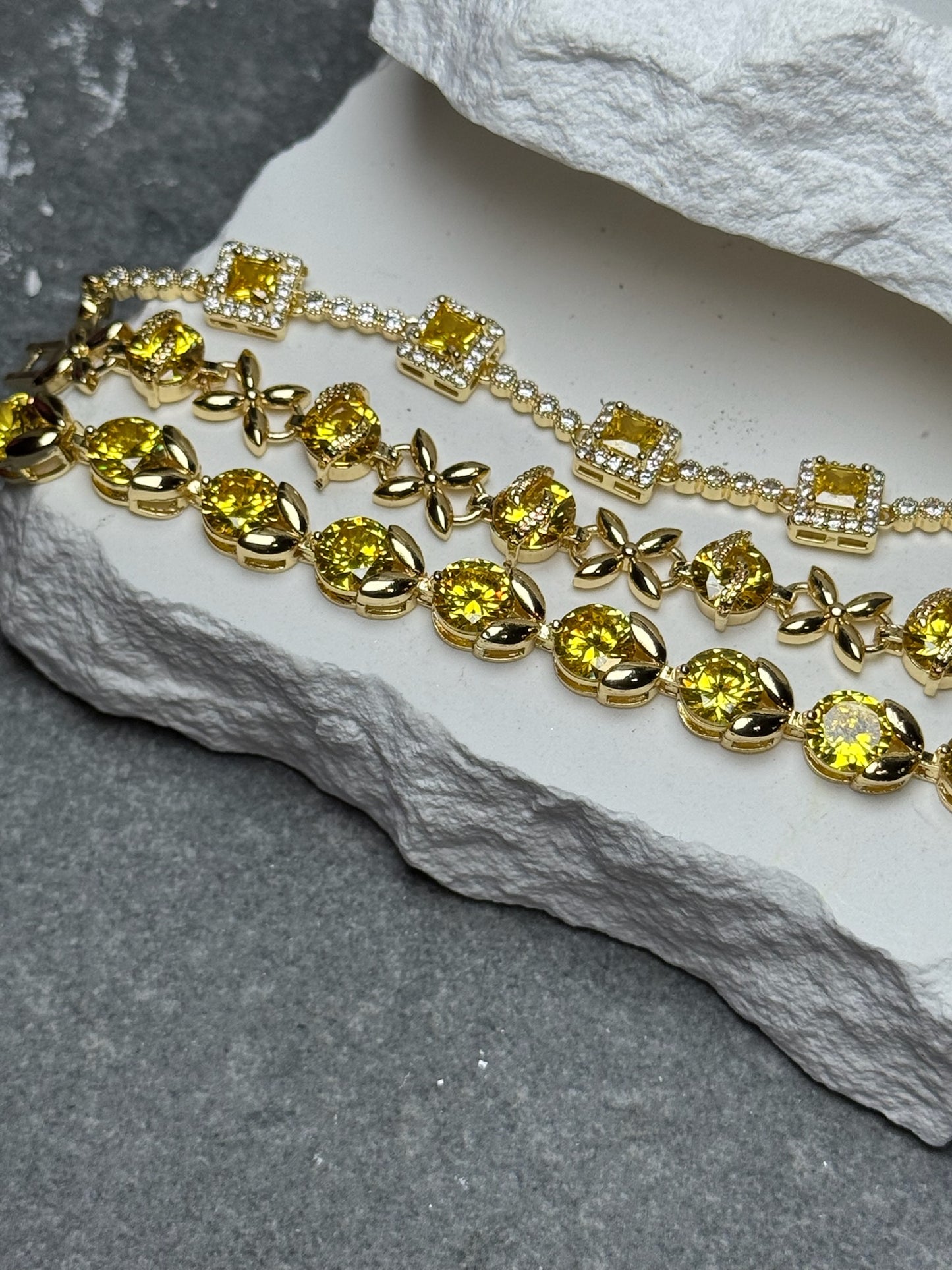 Lemon Drop Bracelet Bundle 7"