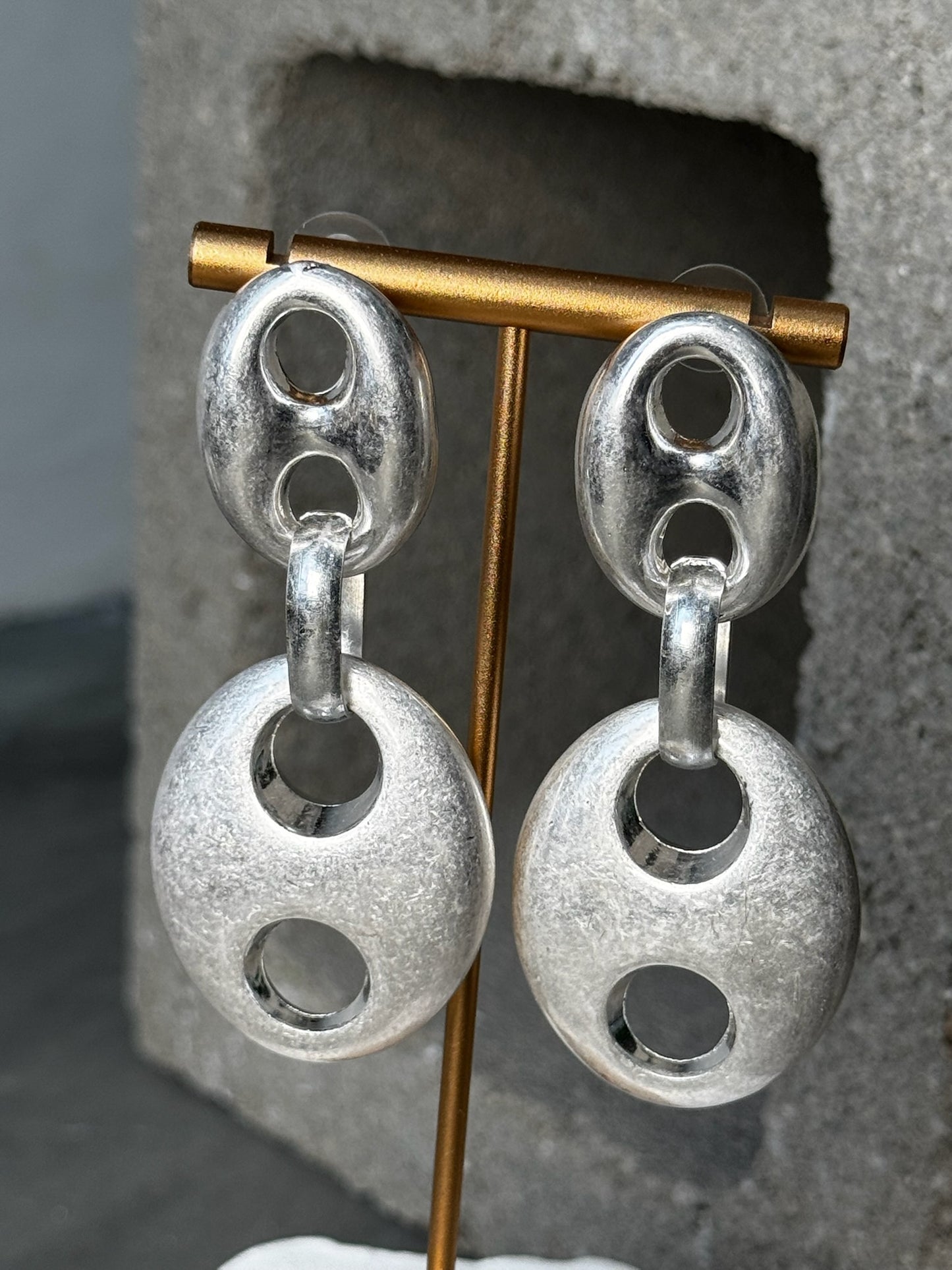 Bottle Cap 2 Layer Earrings