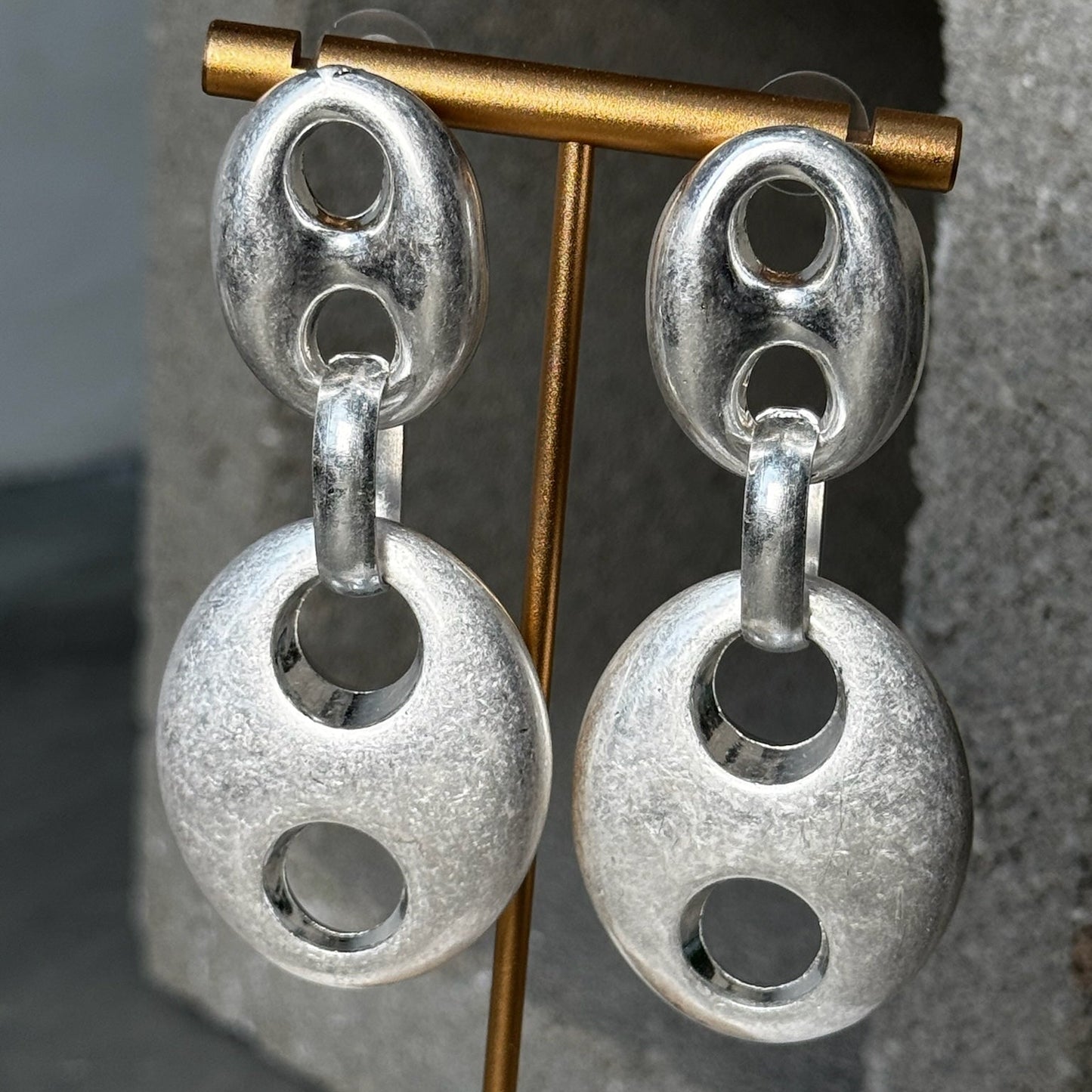 Bottle Cap 2 Layer Earrings