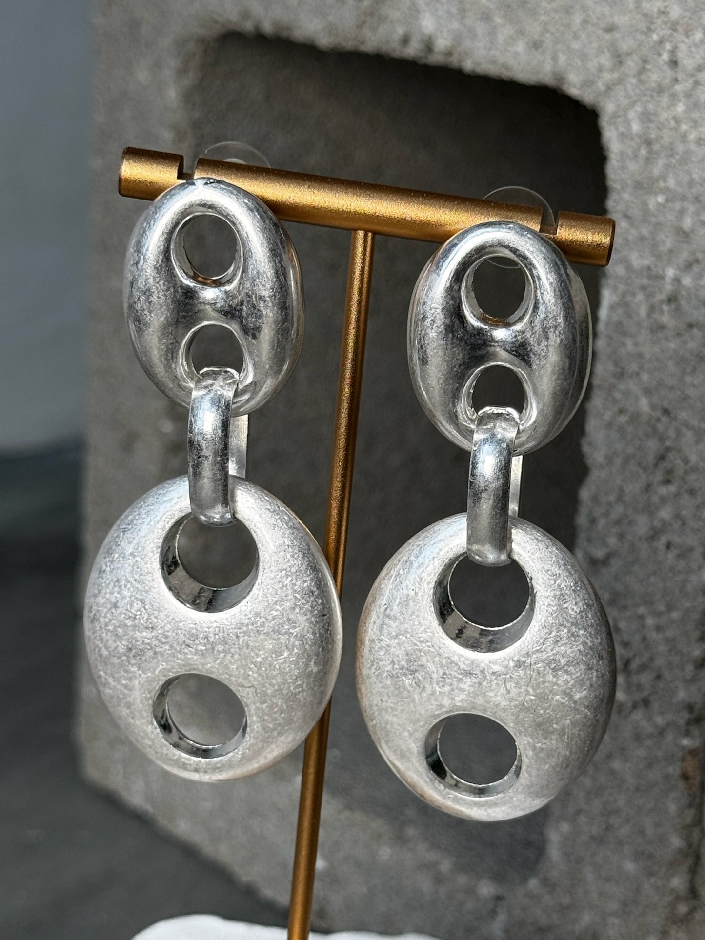 Bottle Cap 2 Layer Earrings