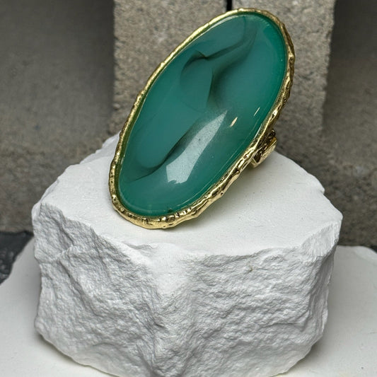 Ethereal Statement Ring Expandable Up To Size 10