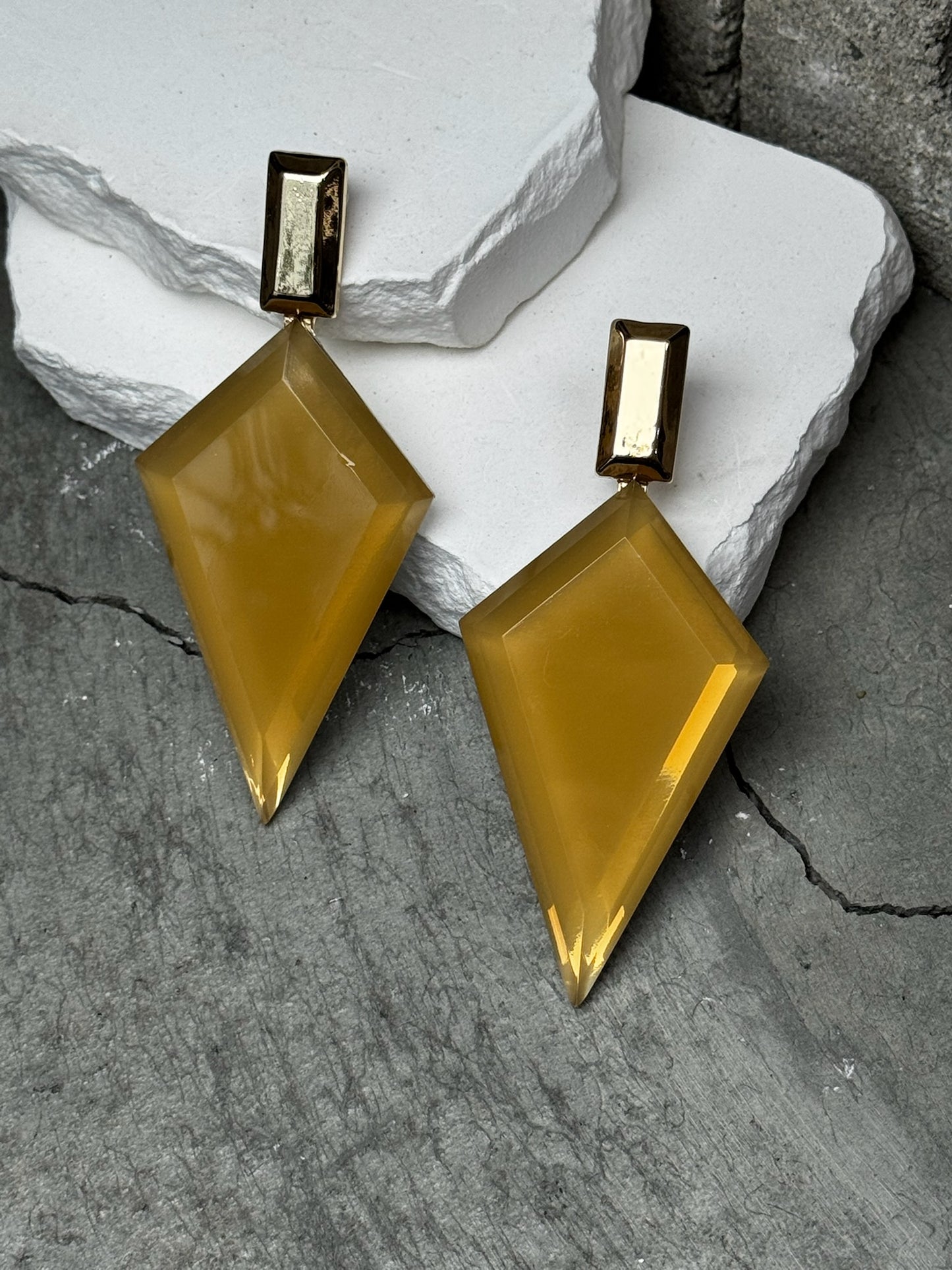 Viper Spike Oversized Earrings