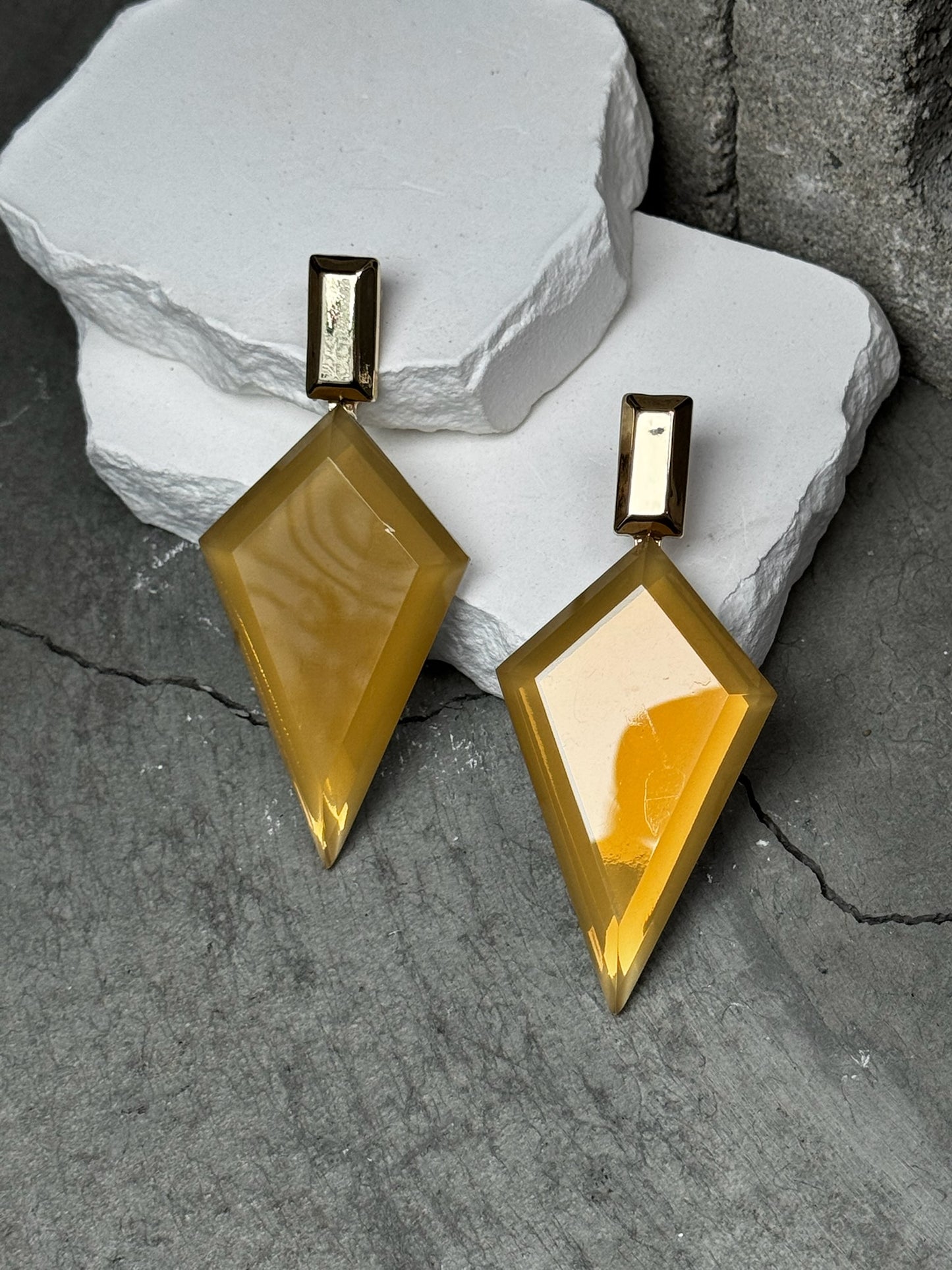 Viper Spike Oversized Earrings