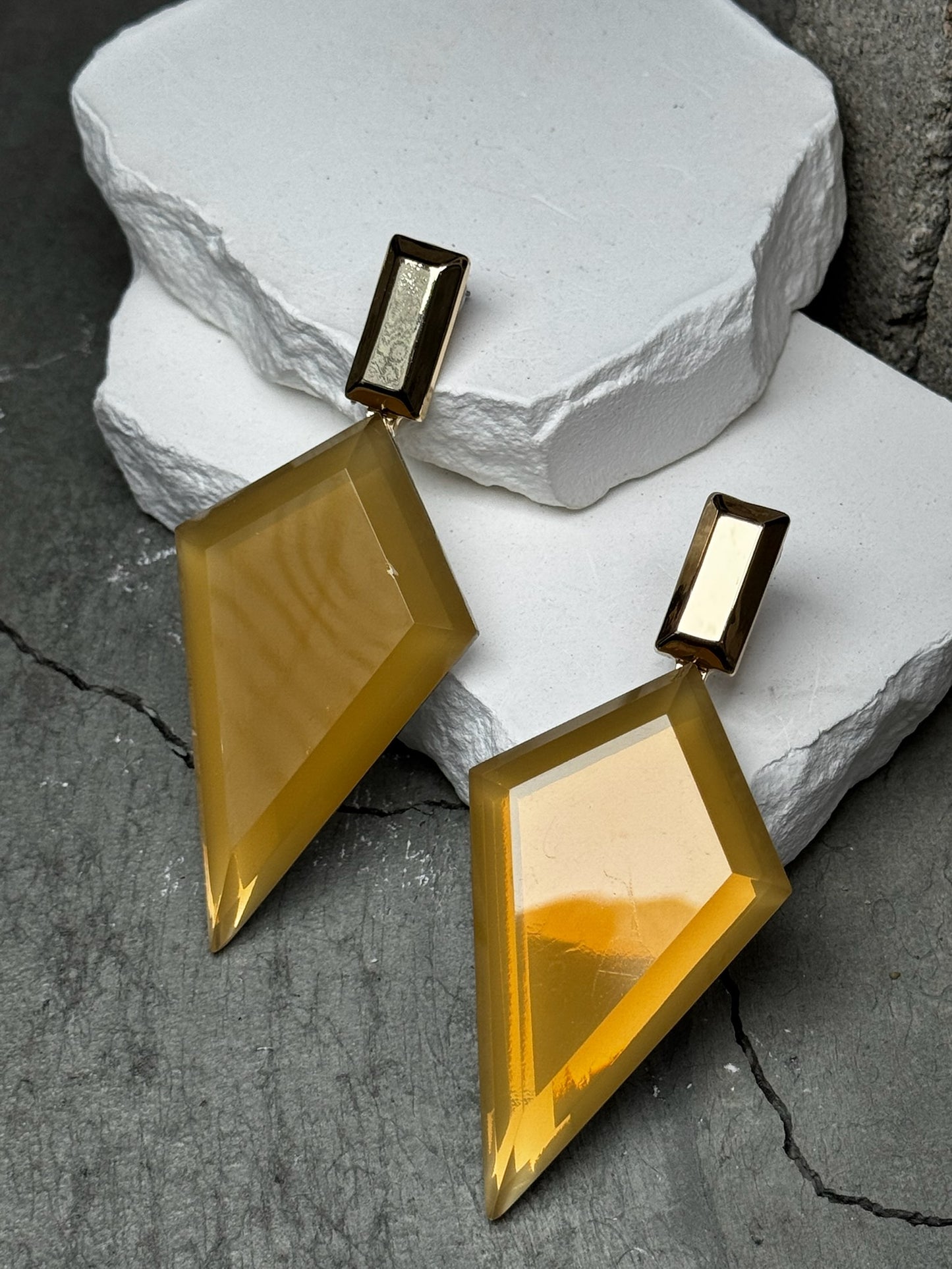 Viper Spike Oversized Earrings