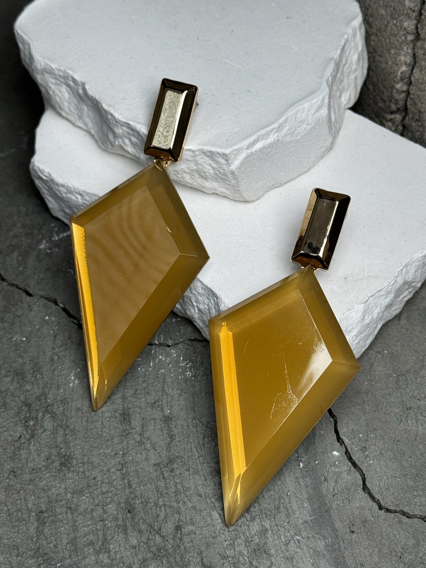 Viper Spike Oversized Earrings