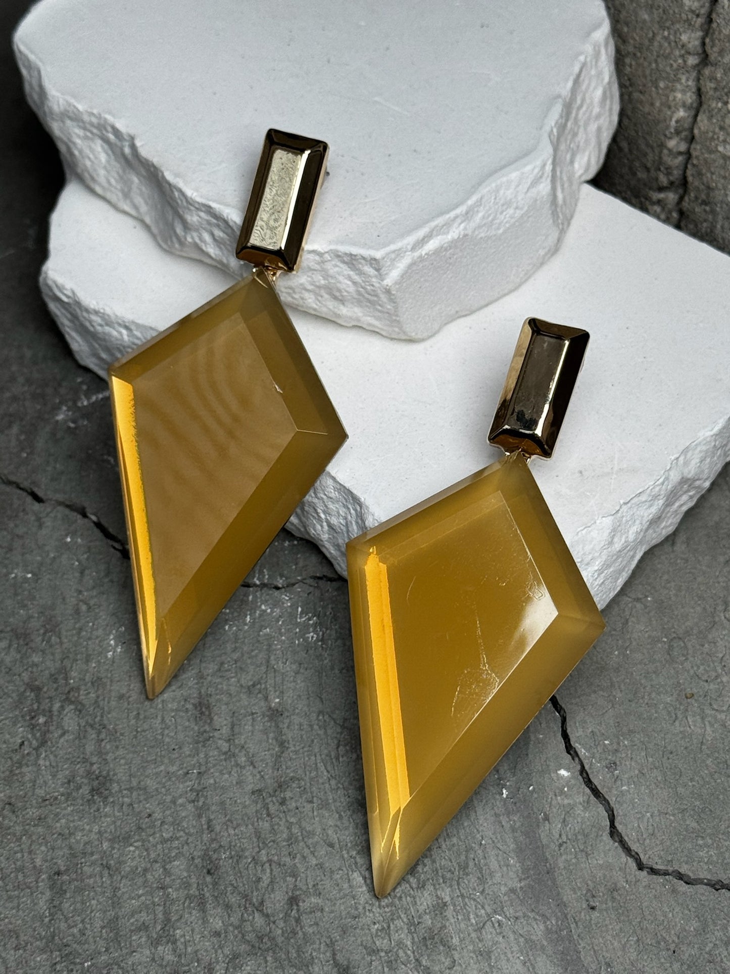 Viper Spike Oversized Earrings