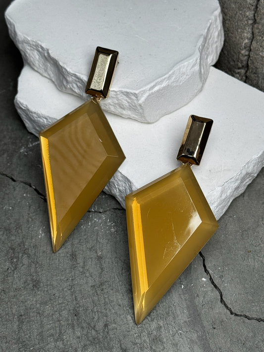 Viper Spike Oversized Earrings