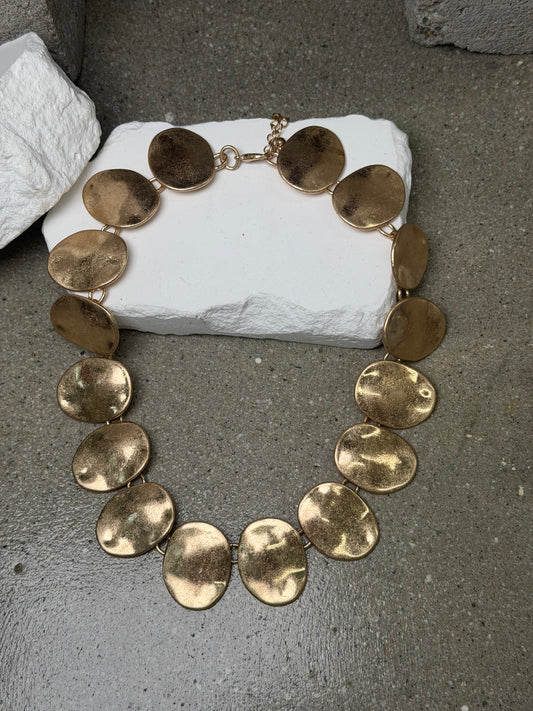 The Metal Orbit Necklace 20'