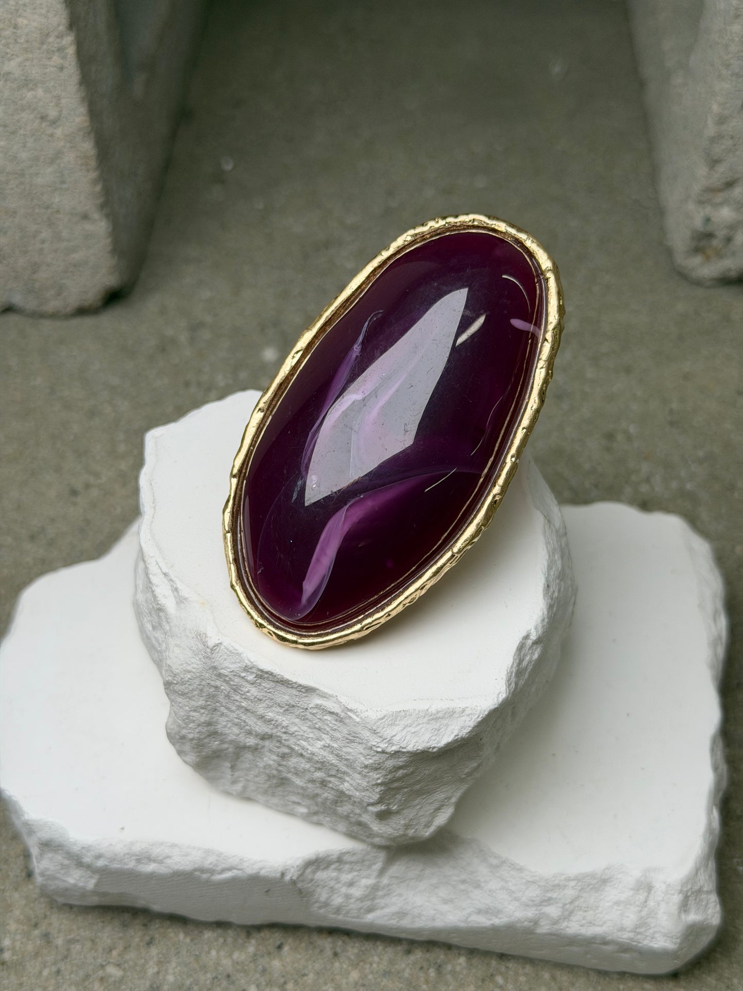 Ethereal Statement Ring Expandable Up To Size 10