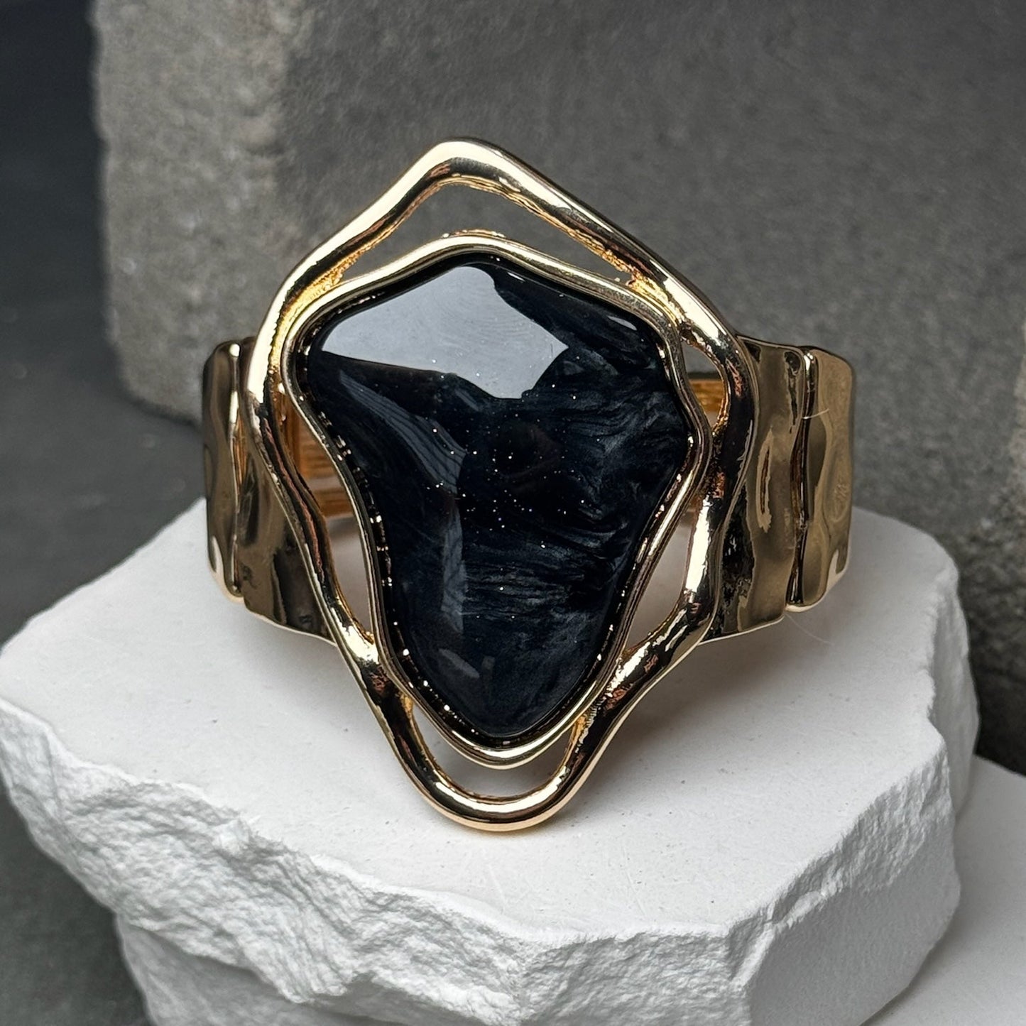 Amber Gleam Expandable Bracelet Up To 8"