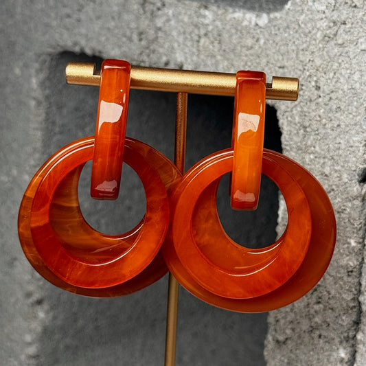 Give Me Fever 2 Layer Earrings