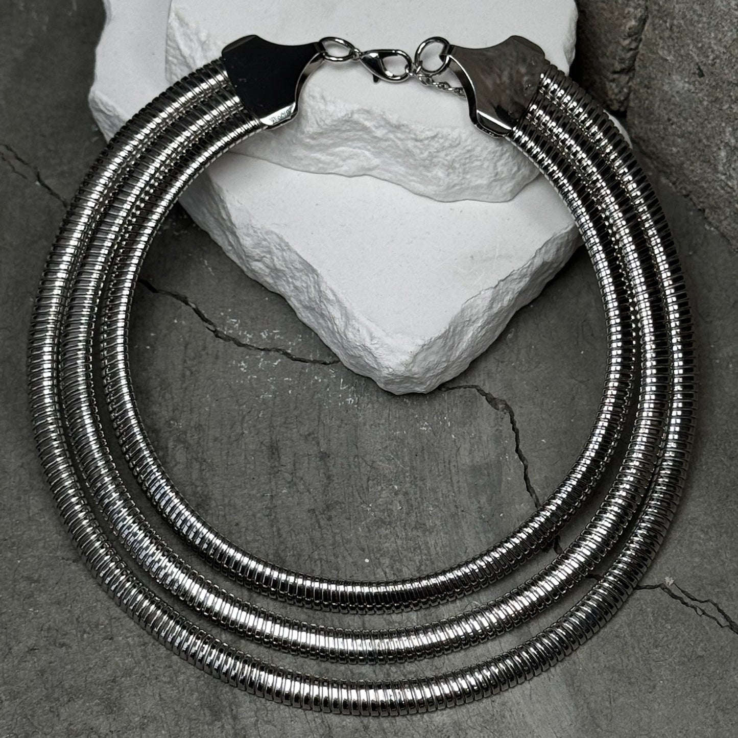 Stellar Ribbed 3 Layer Choker 15" w/ Choker