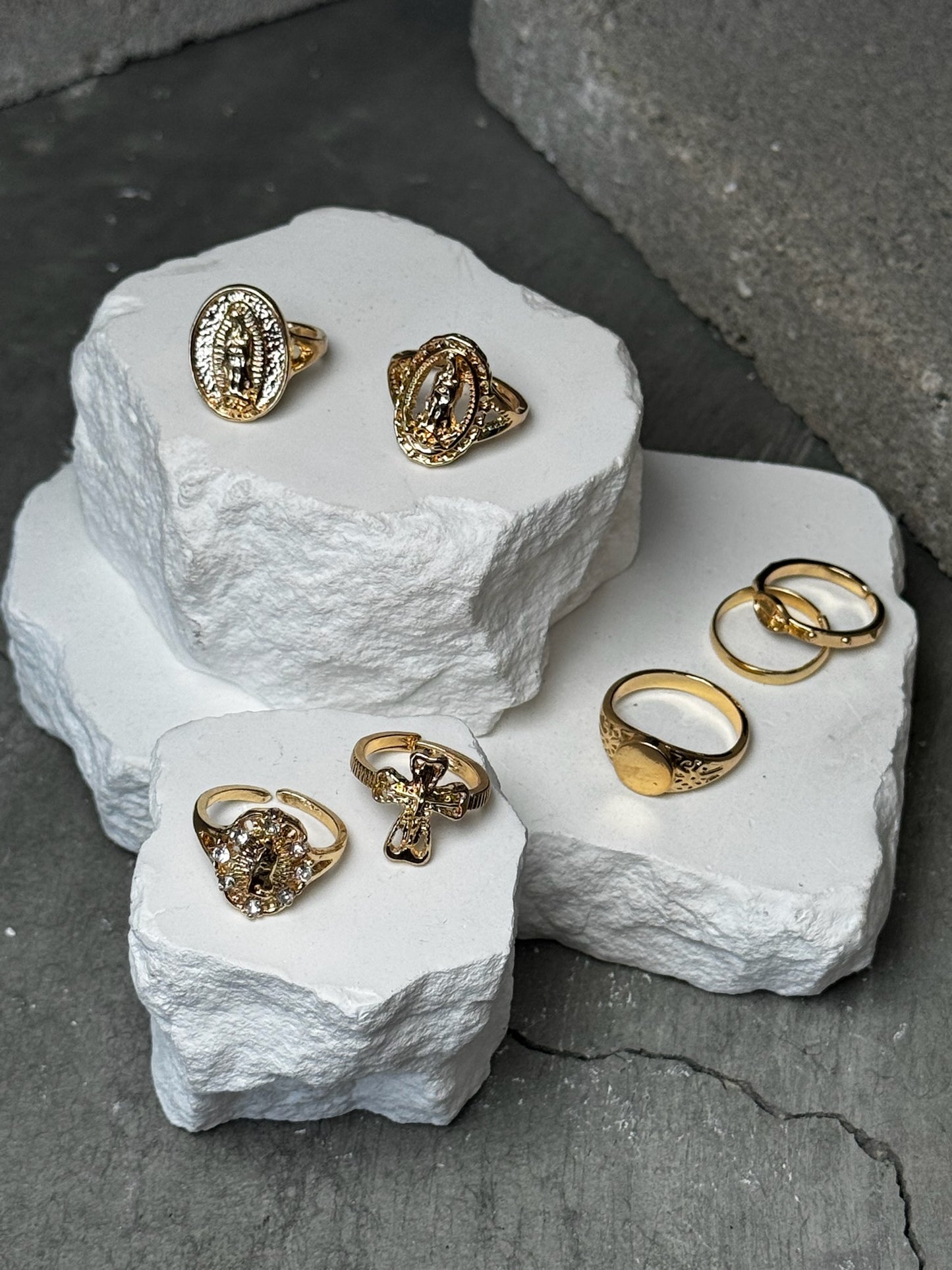 Crossed Up 8 Piece Ring Set up to 9