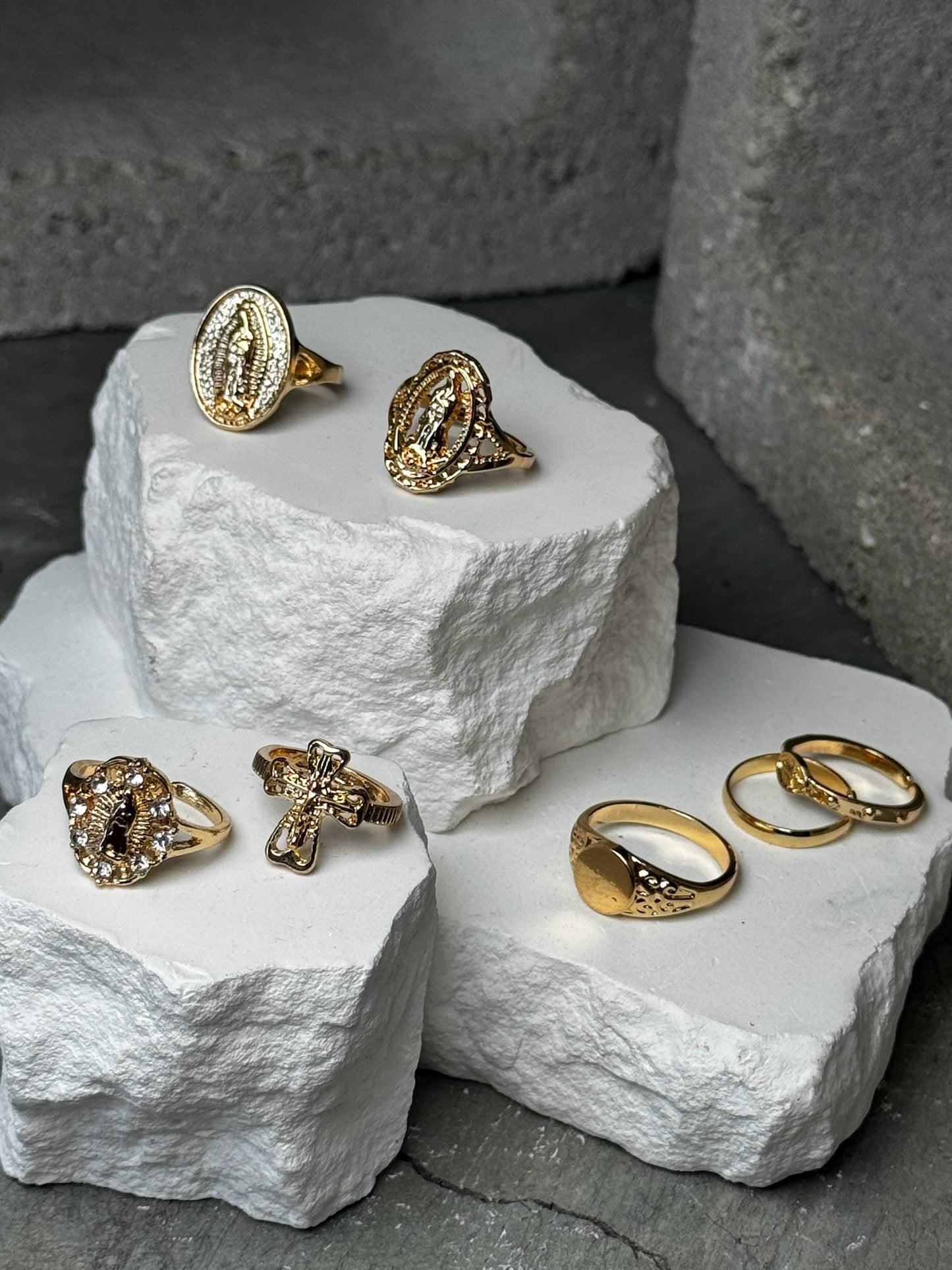 Crossed Up 8 Piece Ring Set up to 9