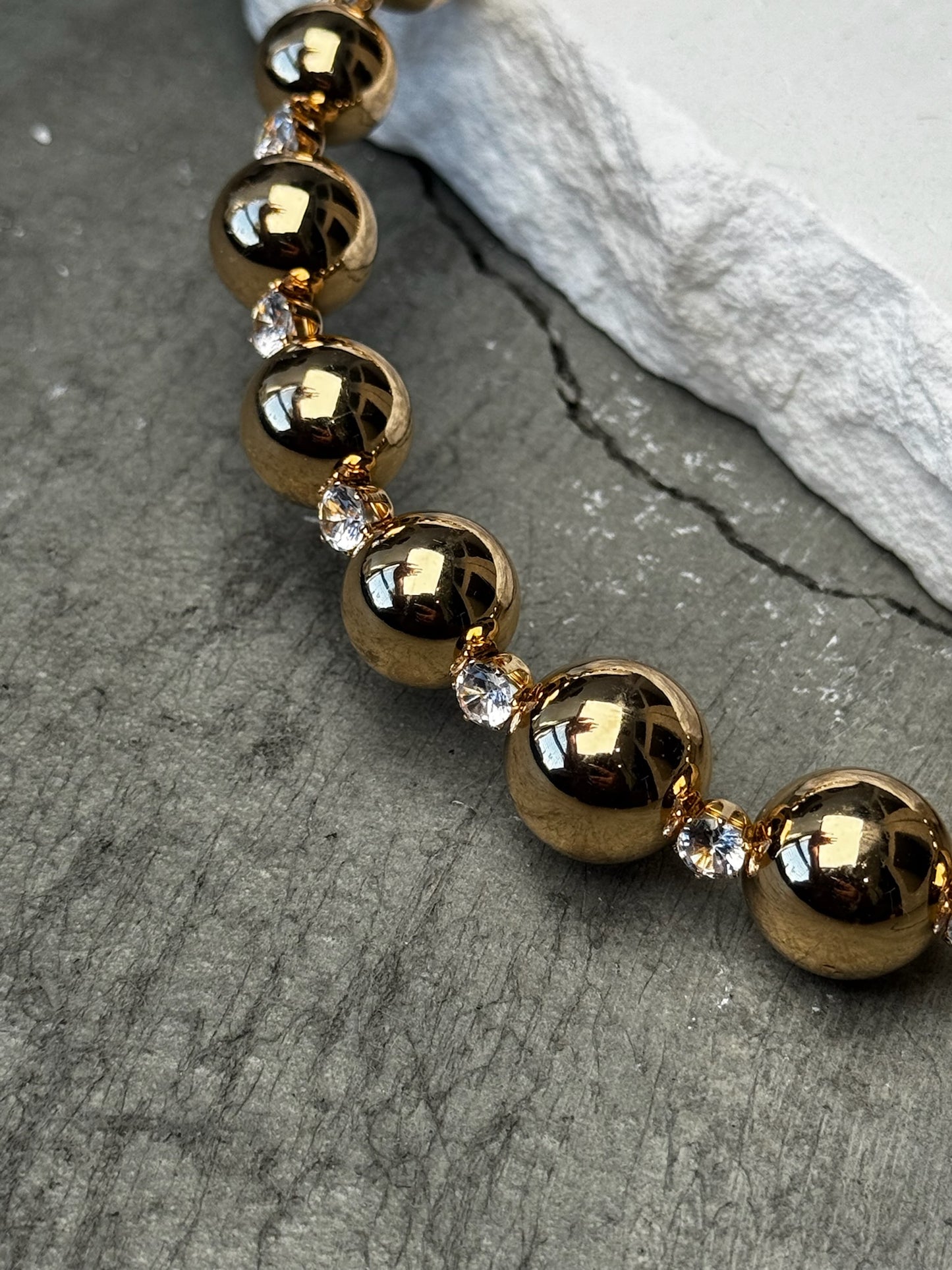 Crystal Dazzle Choker 14"