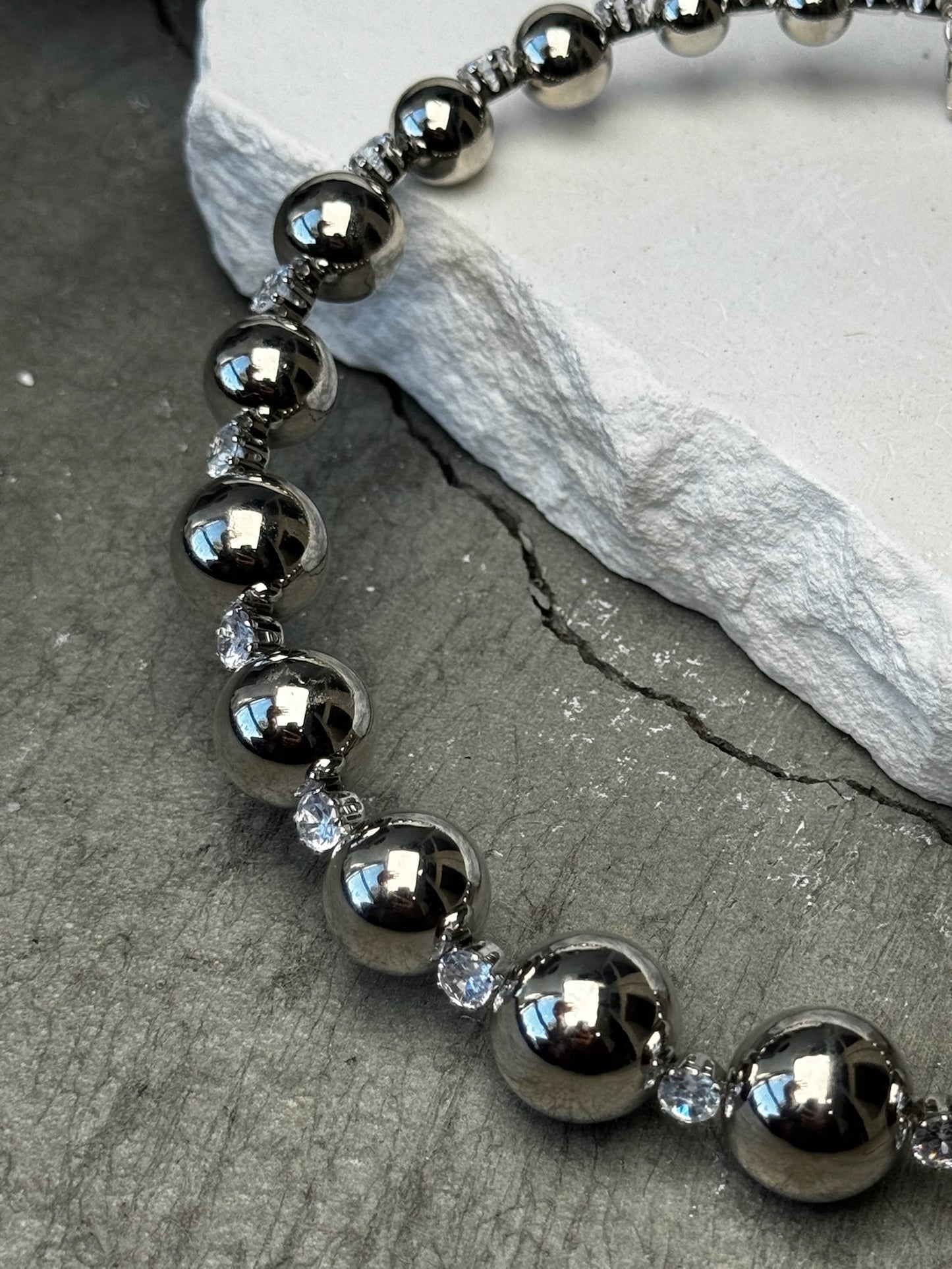 Crystal Dazzle Choker 14"