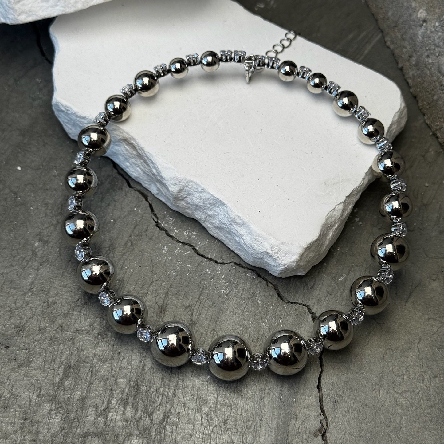 Crystal Dazzle Choker 14"