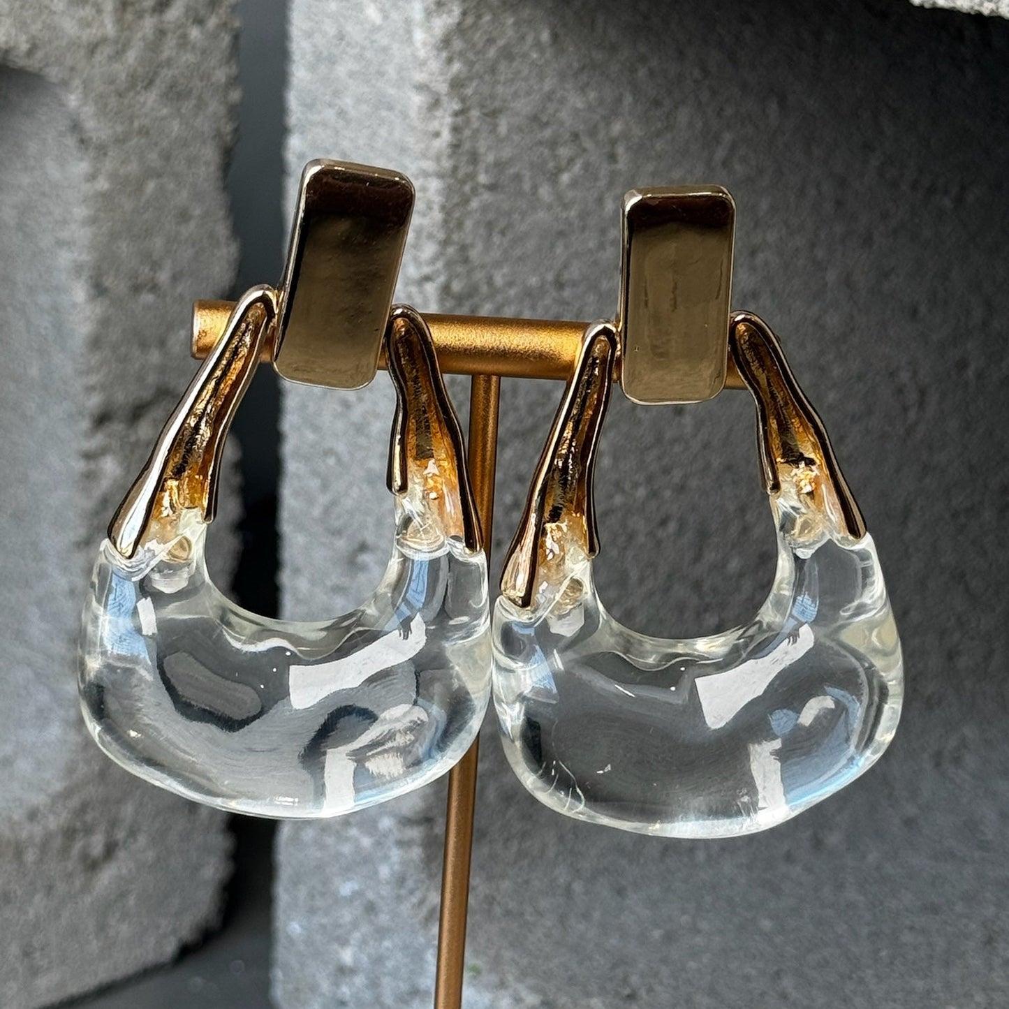 Ice Princess Oversized Stud Earrings