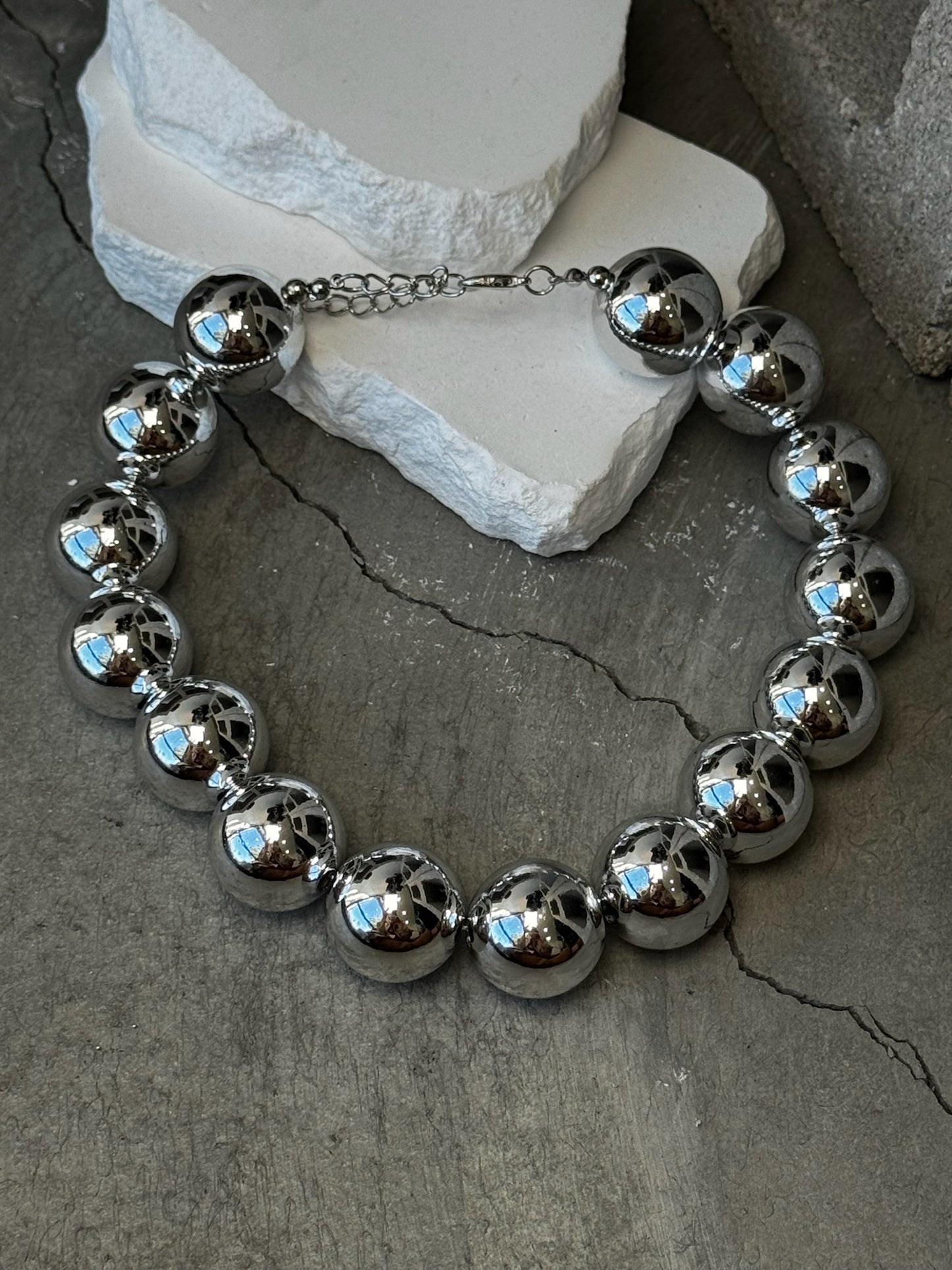 Jingle Ball Layered Necklace 16"