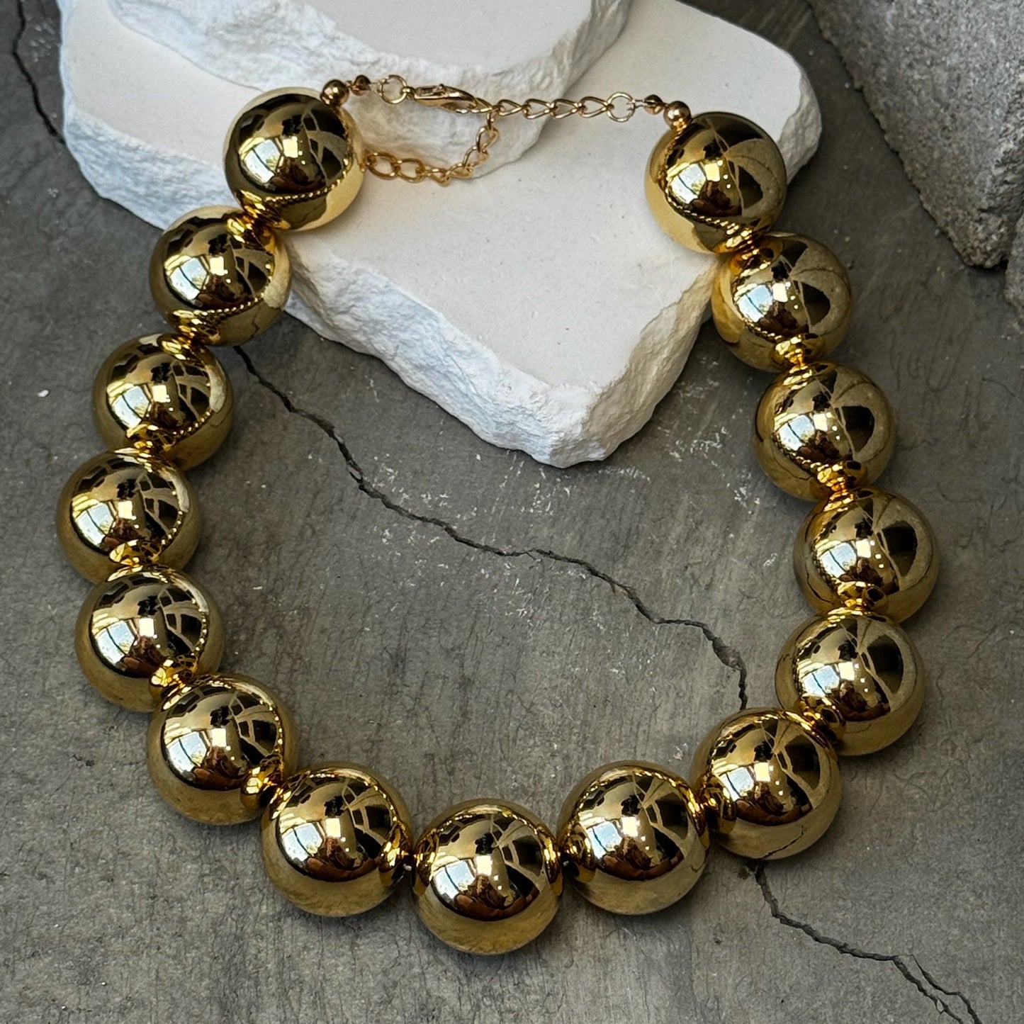 Jingle Ball Layered Necklace 16"