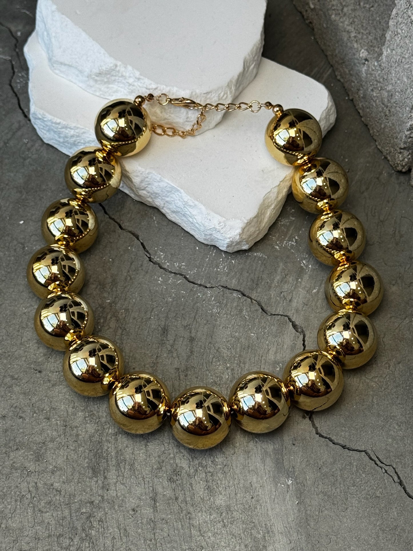 Jingle Ball Layered Necklace 16"