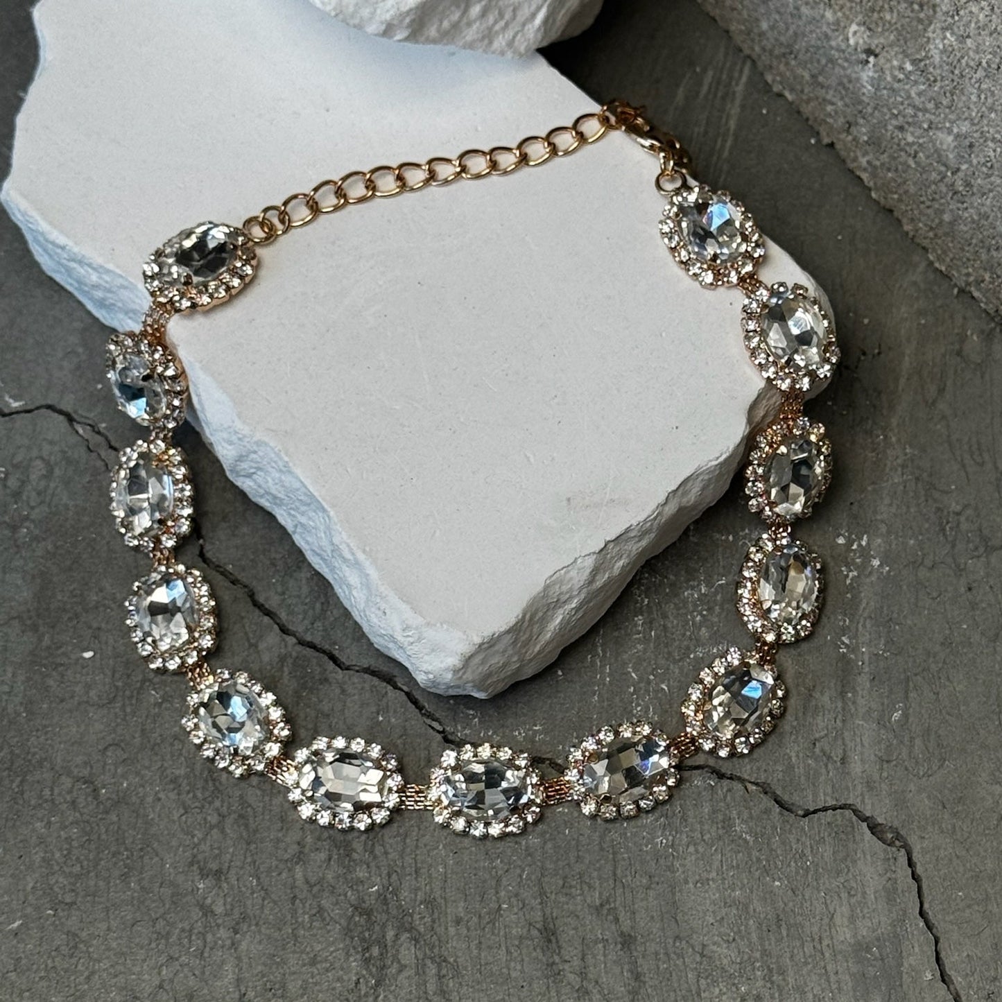 Blizzard Bling Choker 12" w/ Extender