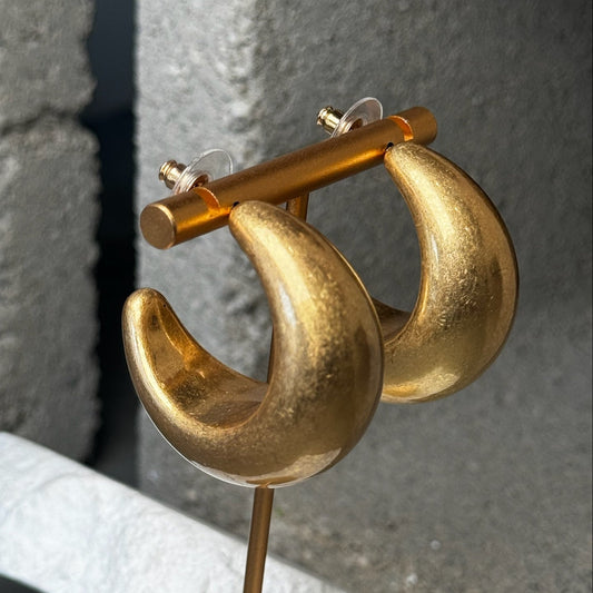 Forever Frosty Crescent Hoops