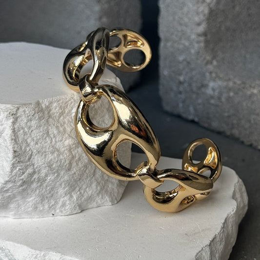 Bottle Cap Cuff Bracelet Up To 7"