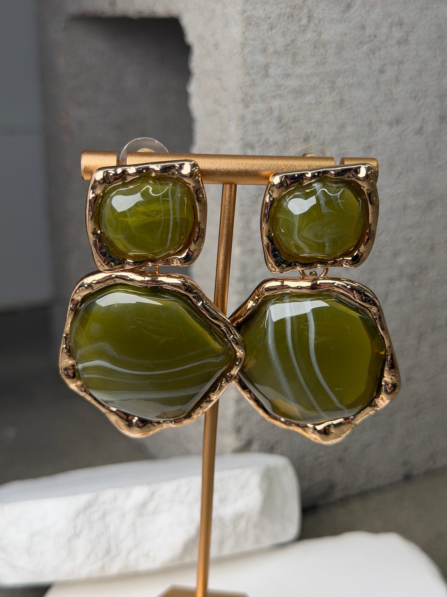 The Estate Double Layer Earrings
