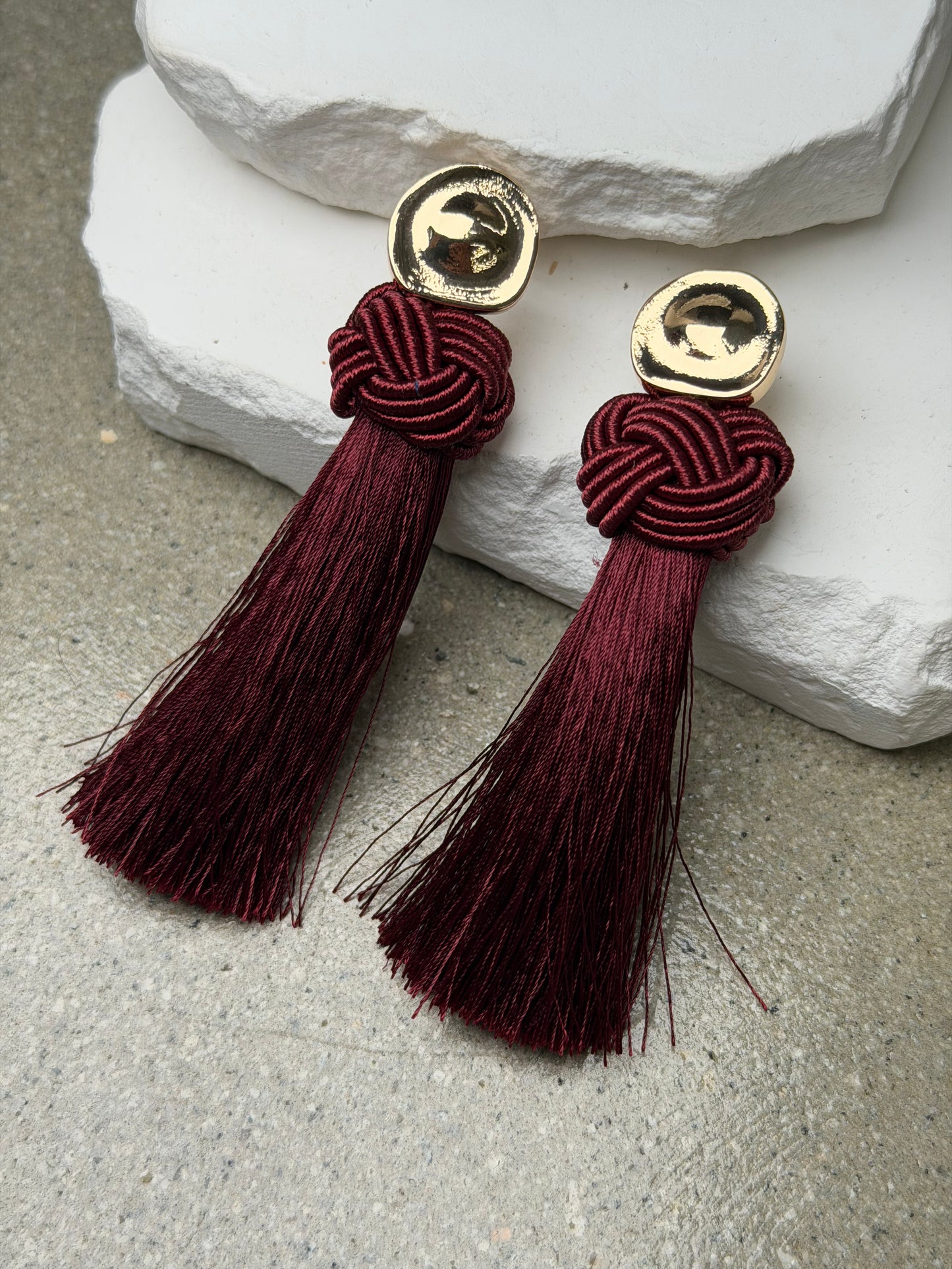 The Midnight Affair Tassle Earrings