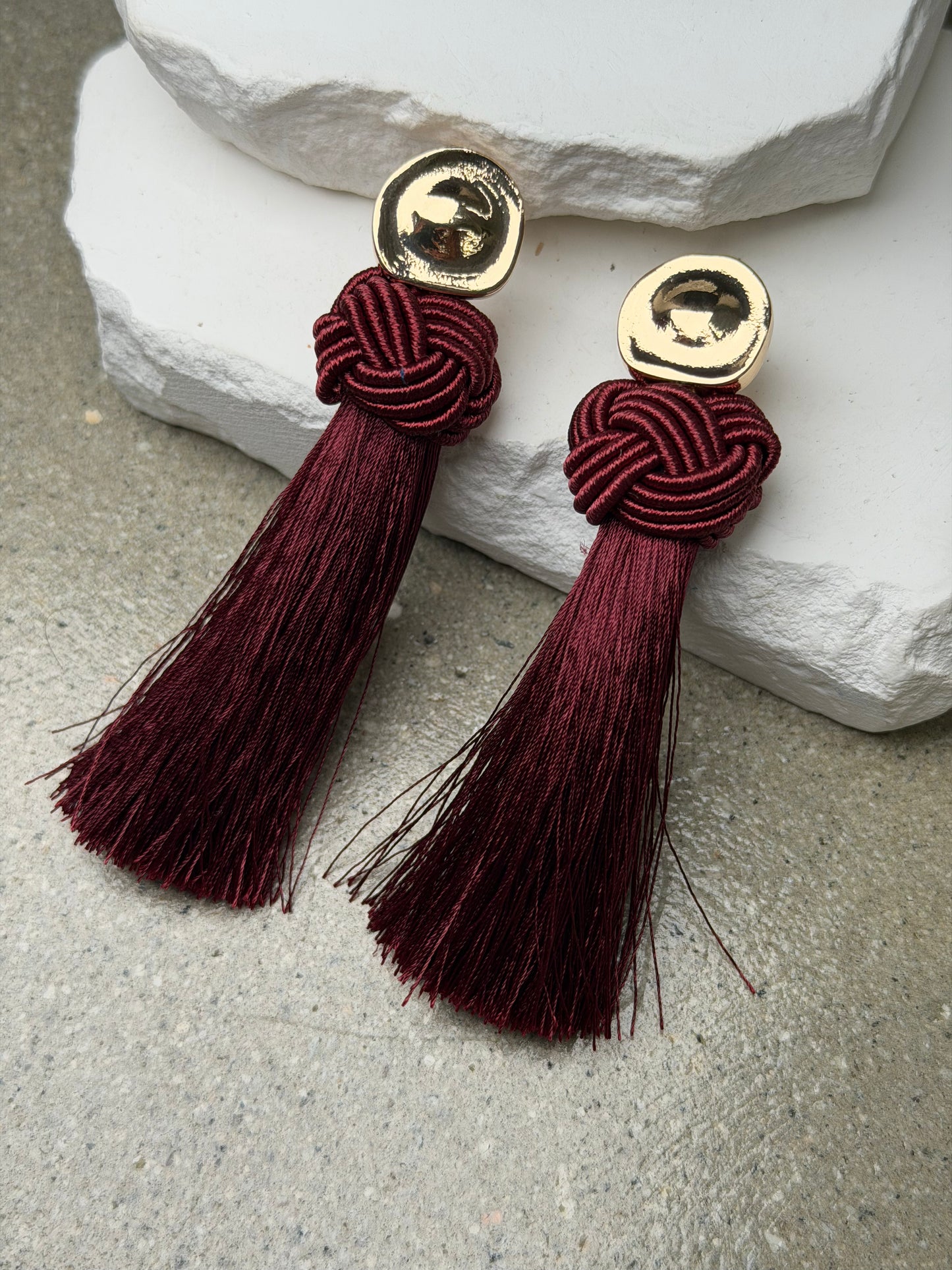 The Midnight Affair Tassle Earrings