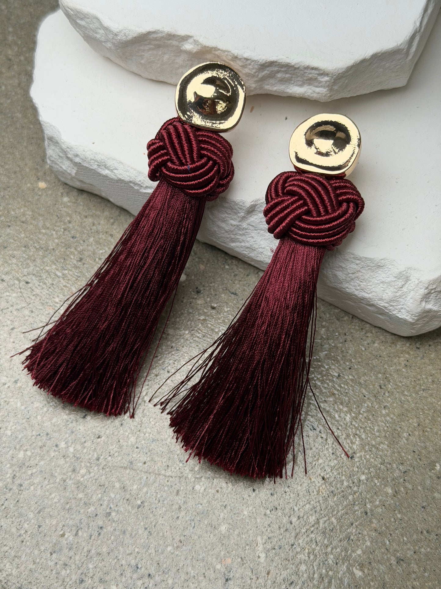 The Midnight Affair Tassle Earrings