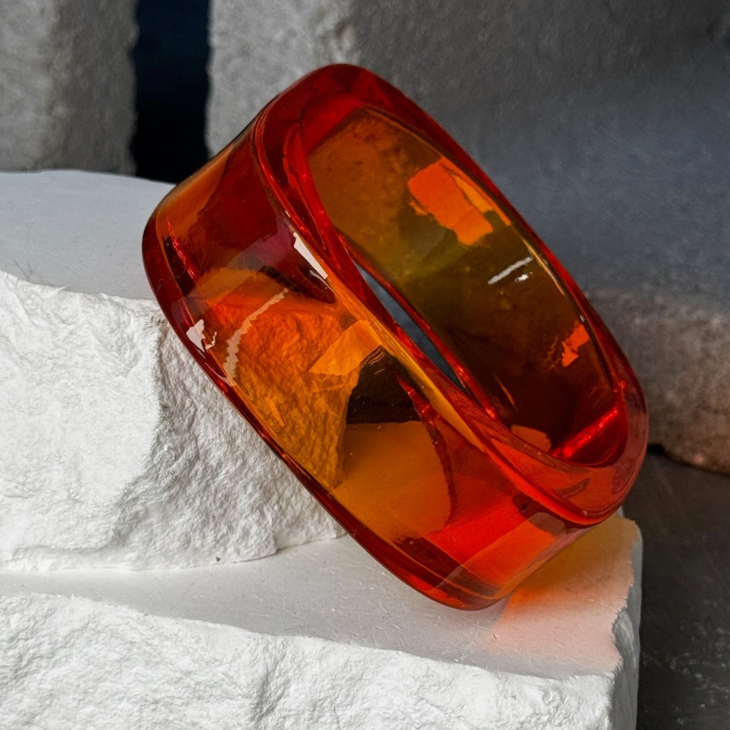 All For You Clear Bangle 8"