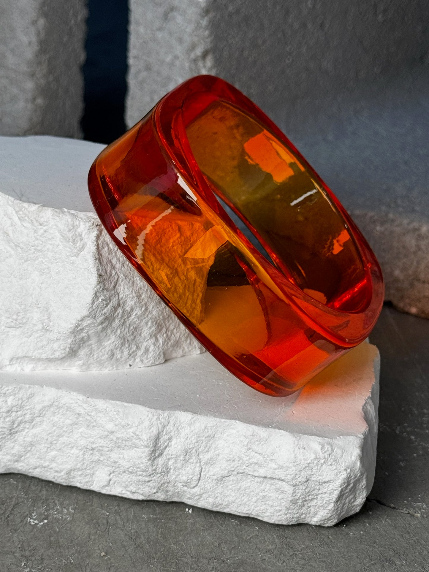 All For You Clear Bangle 8"