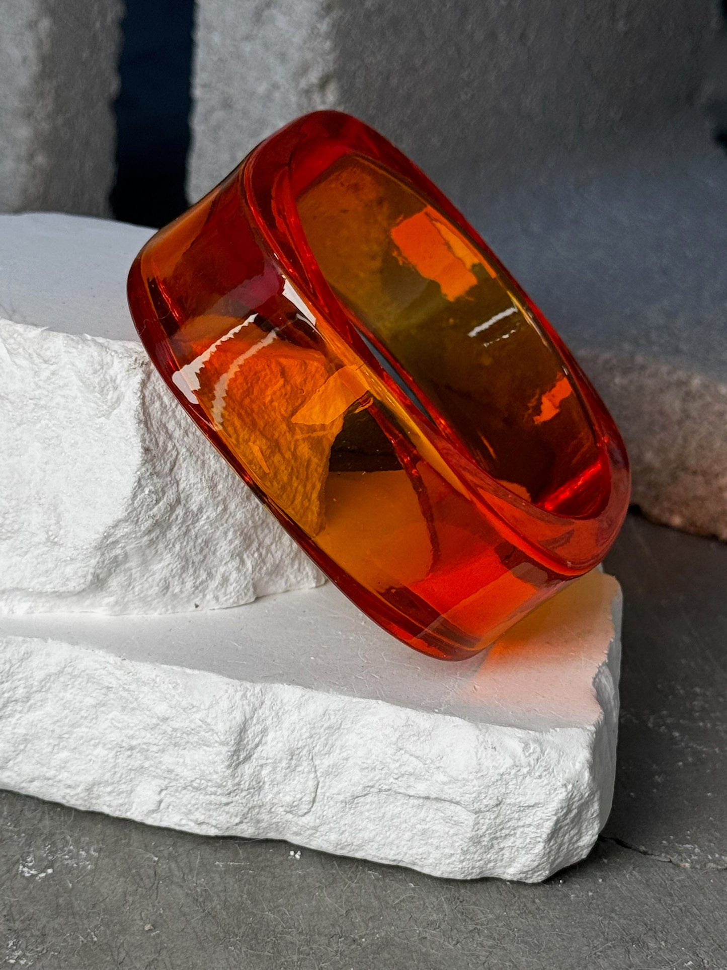 All For You Clear Bangle 8"