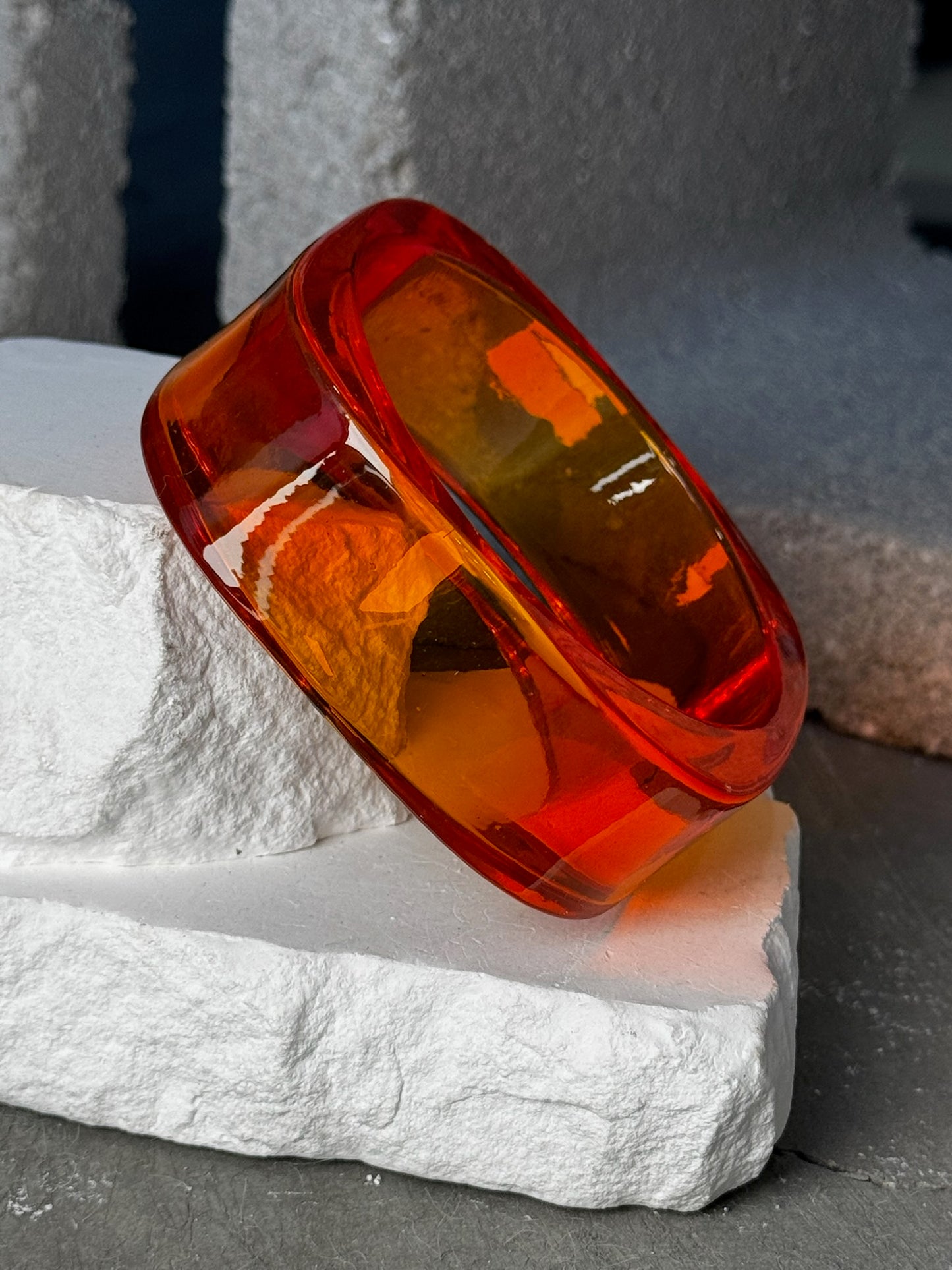 All For You Clear Bangle 8"